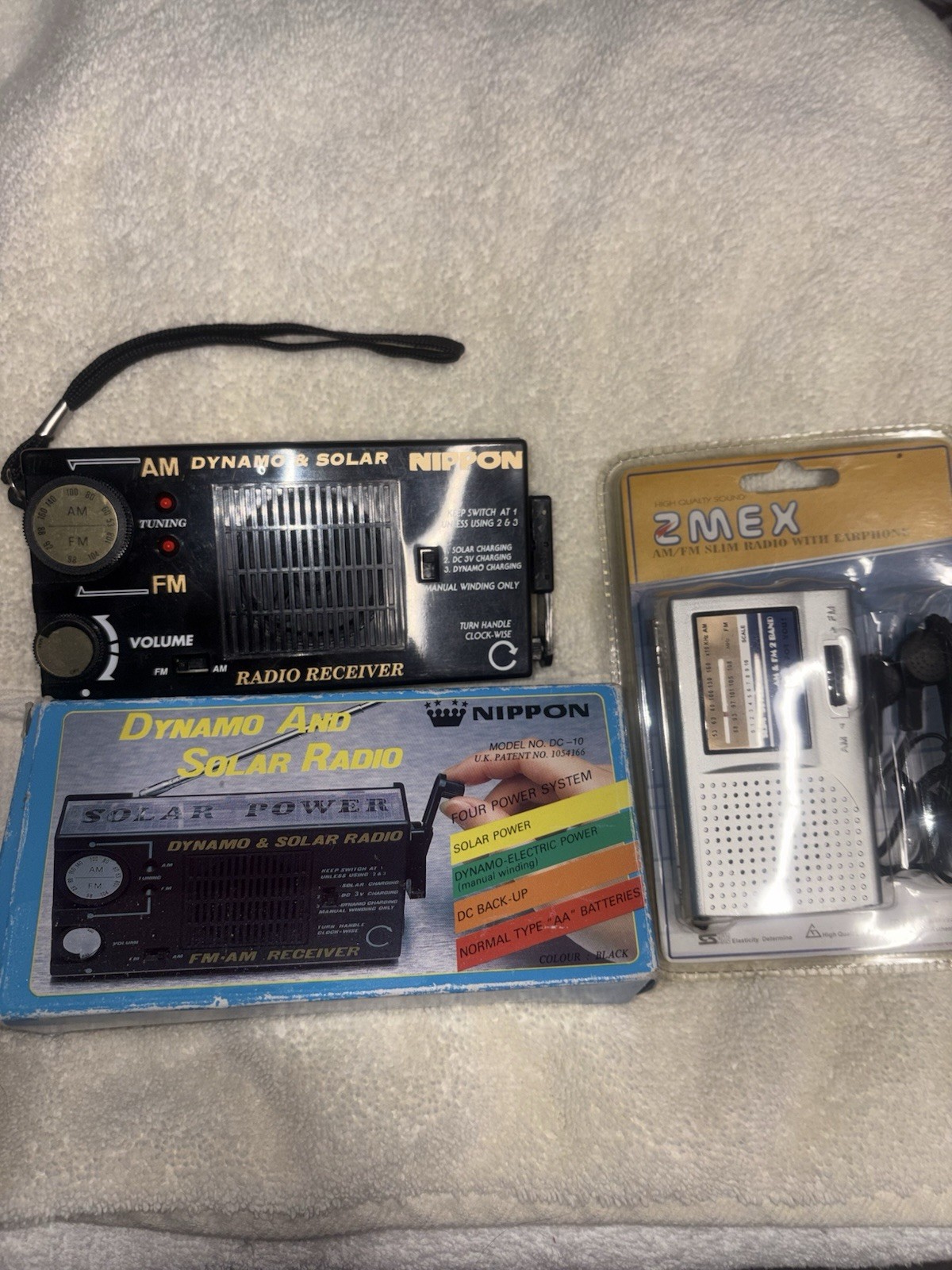 NEW IN BOX VINTAGE NIPPON AND ZMEX AM/FM RADIOS Lot Of Two Radios. NEW IN BOX VINTAGE NIPPON AND ZMEX AM/FM RADIOS Lot Of Two Radios.