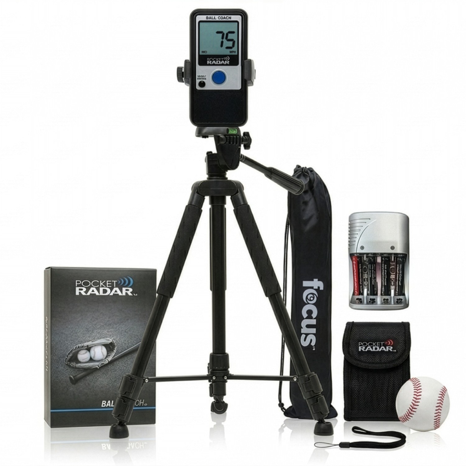 Pocket Radar Ball Coach Radar Speed Training Tool Bundle