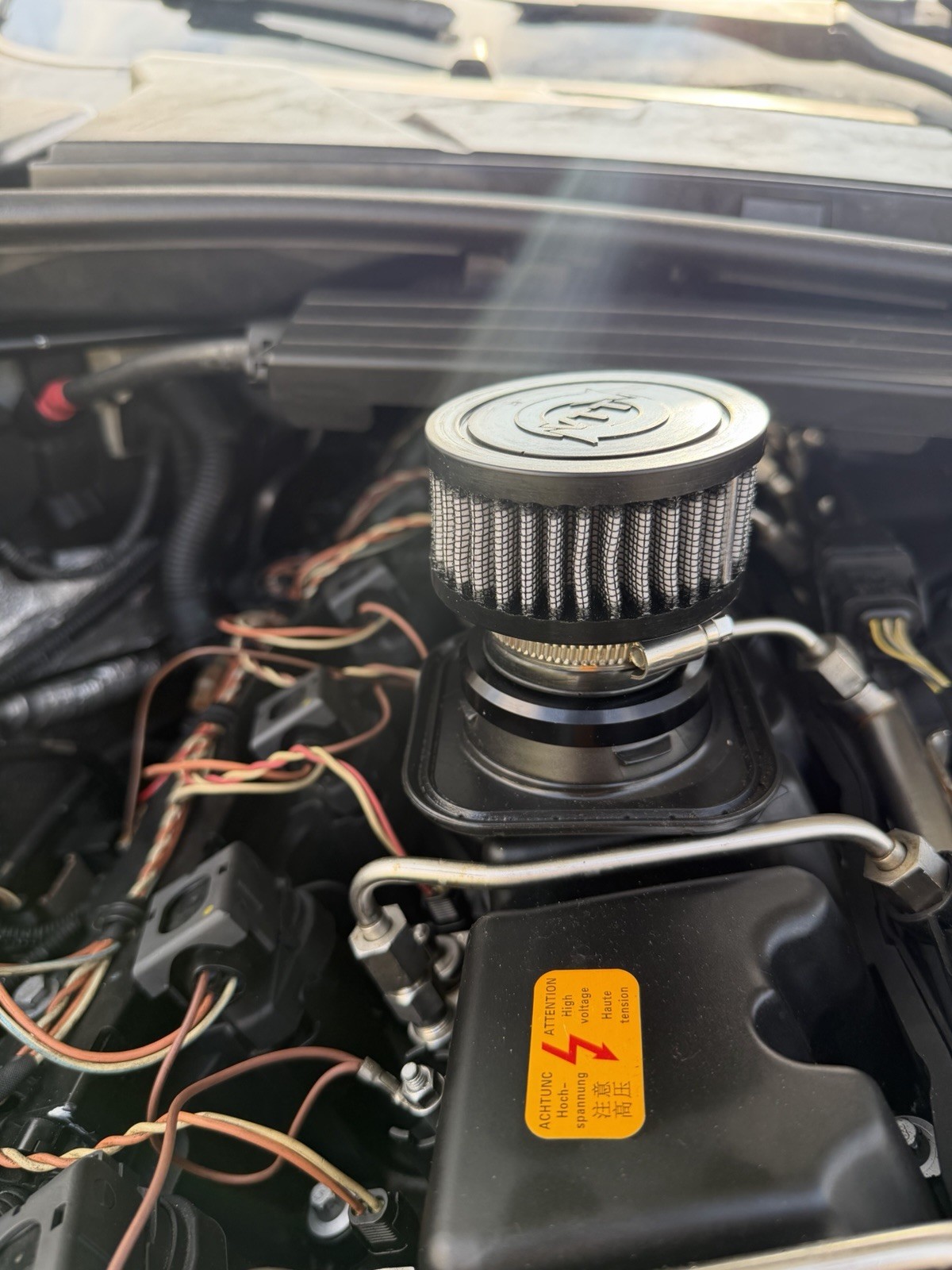 VTT Vargas Turbo Technologies Crankcase Breather Two Prong Oil Cap N54 N55 VTT Vargas Turbo Technologies Crankcase Breather Two Prong Oil Cap N54 N55