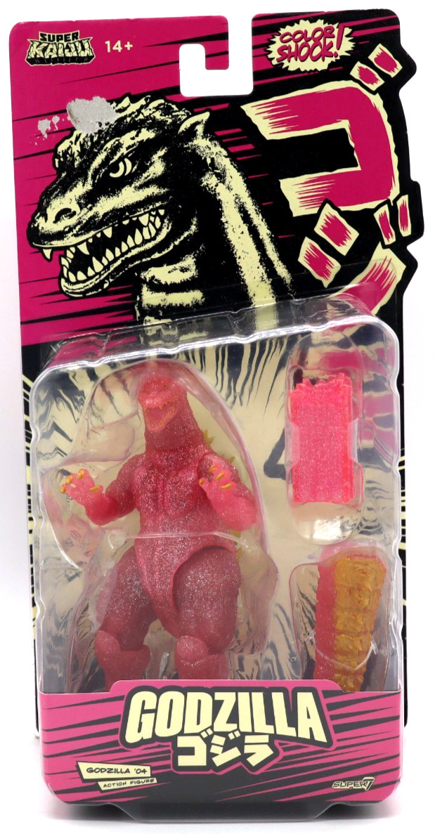 Super 7 Toho Super Kaiju Color Shock Godzilla '04 5.5 