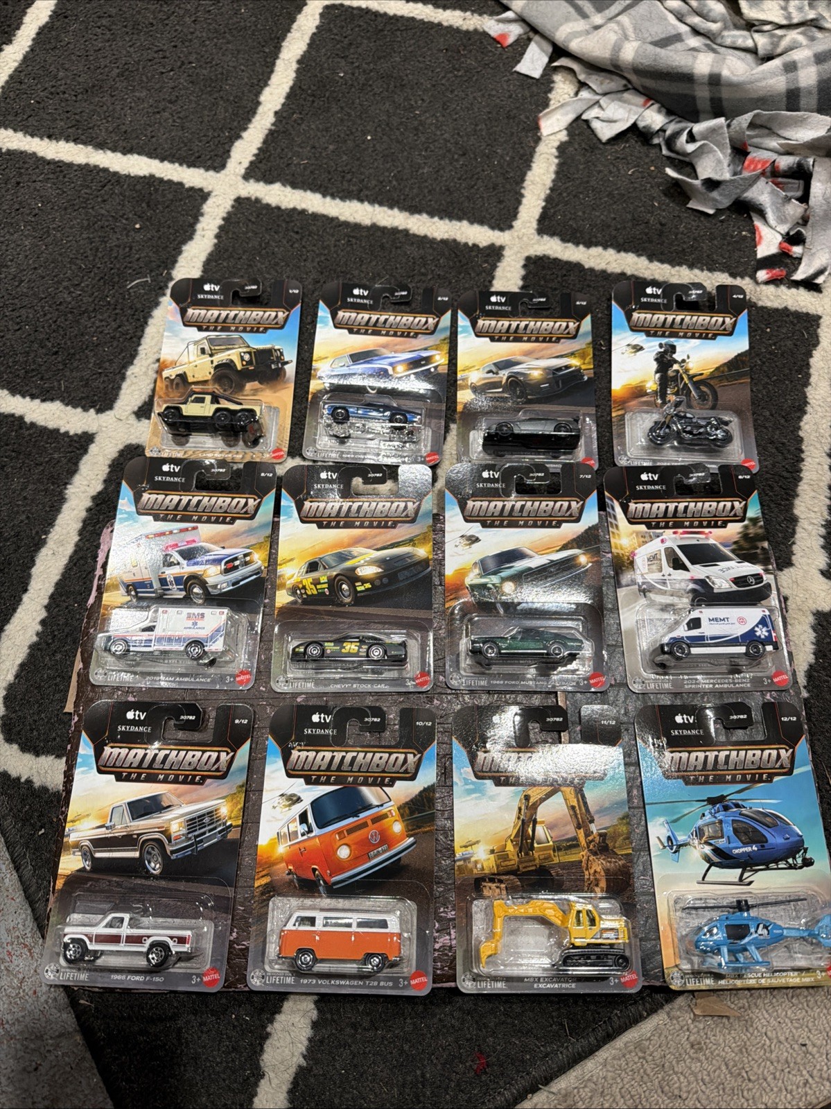 2026 Matchbox The Movie | Power Grabs Complete Set of 12 | Volkswagen |Ford |FSB