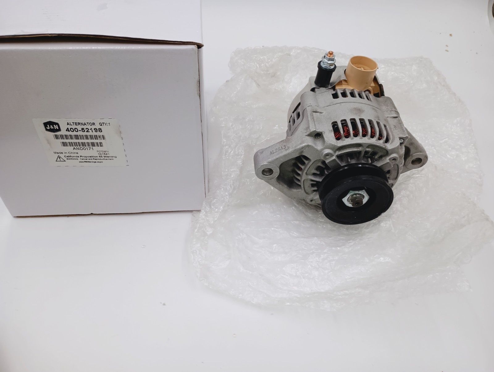 J&N ALTERNATOR 400-52198 FOR MERCURY MARINE MOTOR NEW IN BOX FAST/FREE SHIP