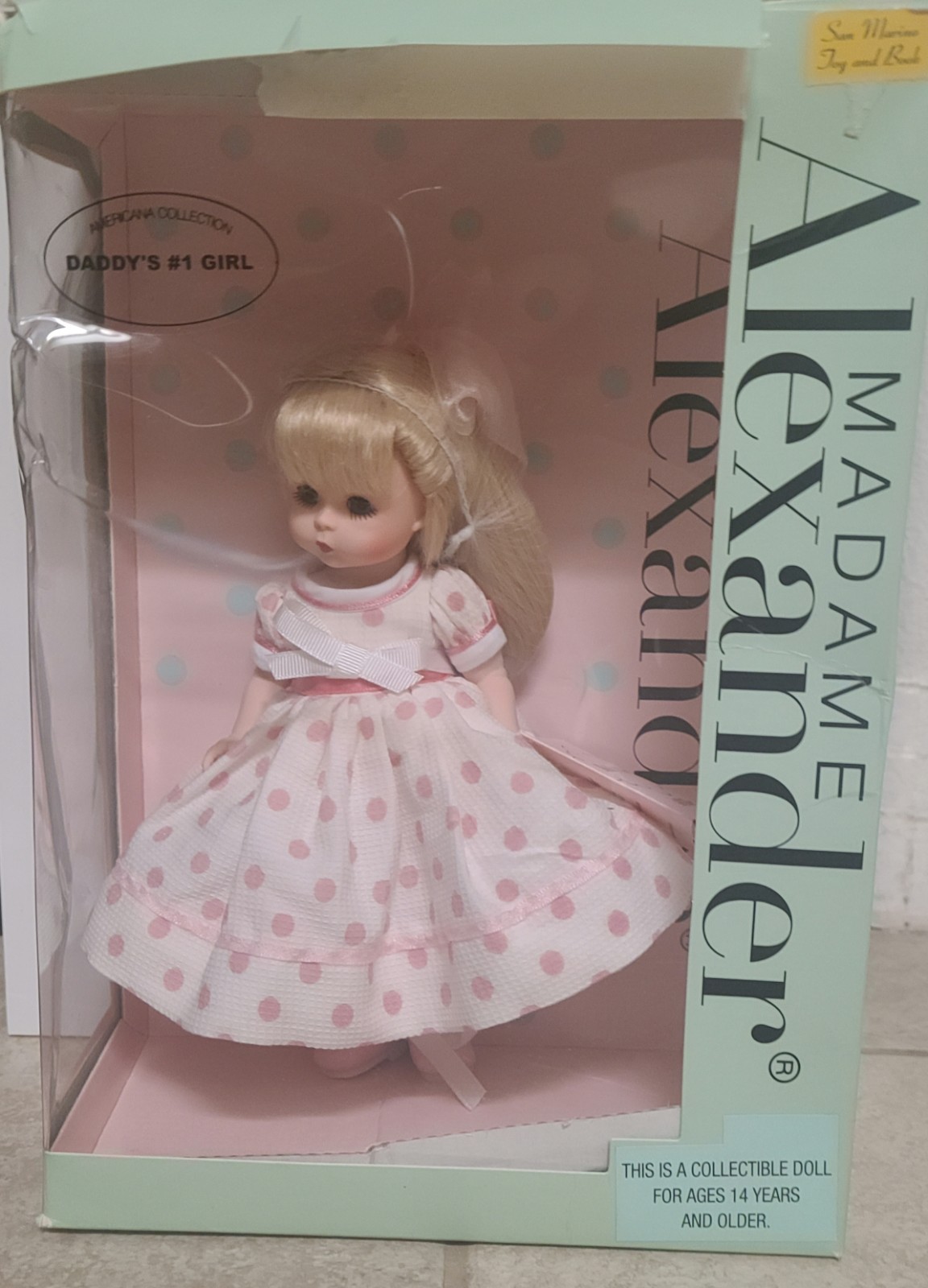 Madame Alexander Daddy’s #1 Girl Style #47875 - New Opened Damaged Box W/ Tag Madame Alexander Daddy’s #1 Girl Style #47875 - New Opened Damaged Box W/ Tag