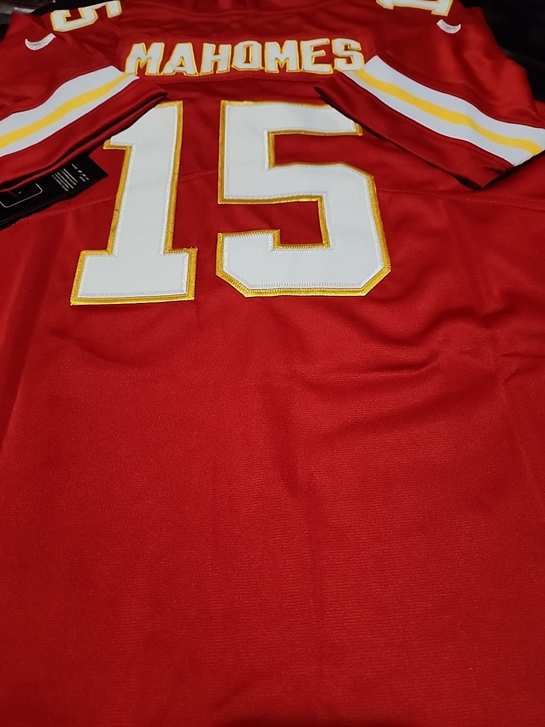 NWT adult customized chiefs #15 patrick mahomes S-3xL stitched red old season