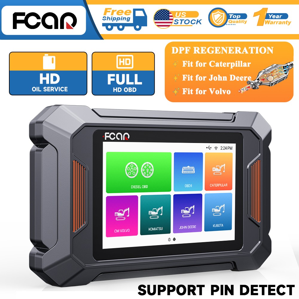 Commercial Truck & Heavy Equipment Scanner DPF Regen Full System Tool