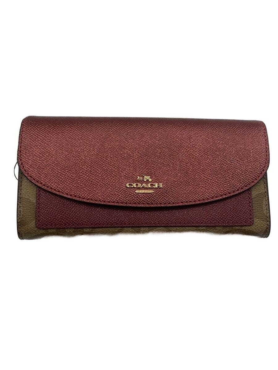 Coach Long Wallet PVC BRD Ladies\' F22714 Used