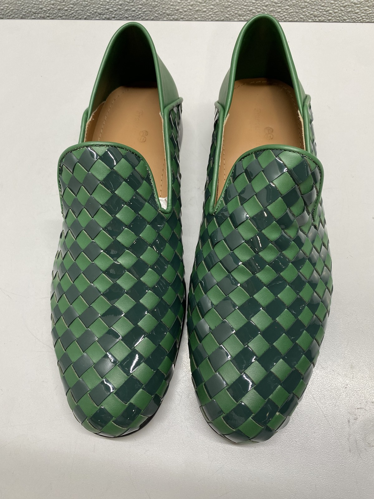 Francesco Sensini Mens Woven Convertible Loafer/Sandals Size 11.5 Green