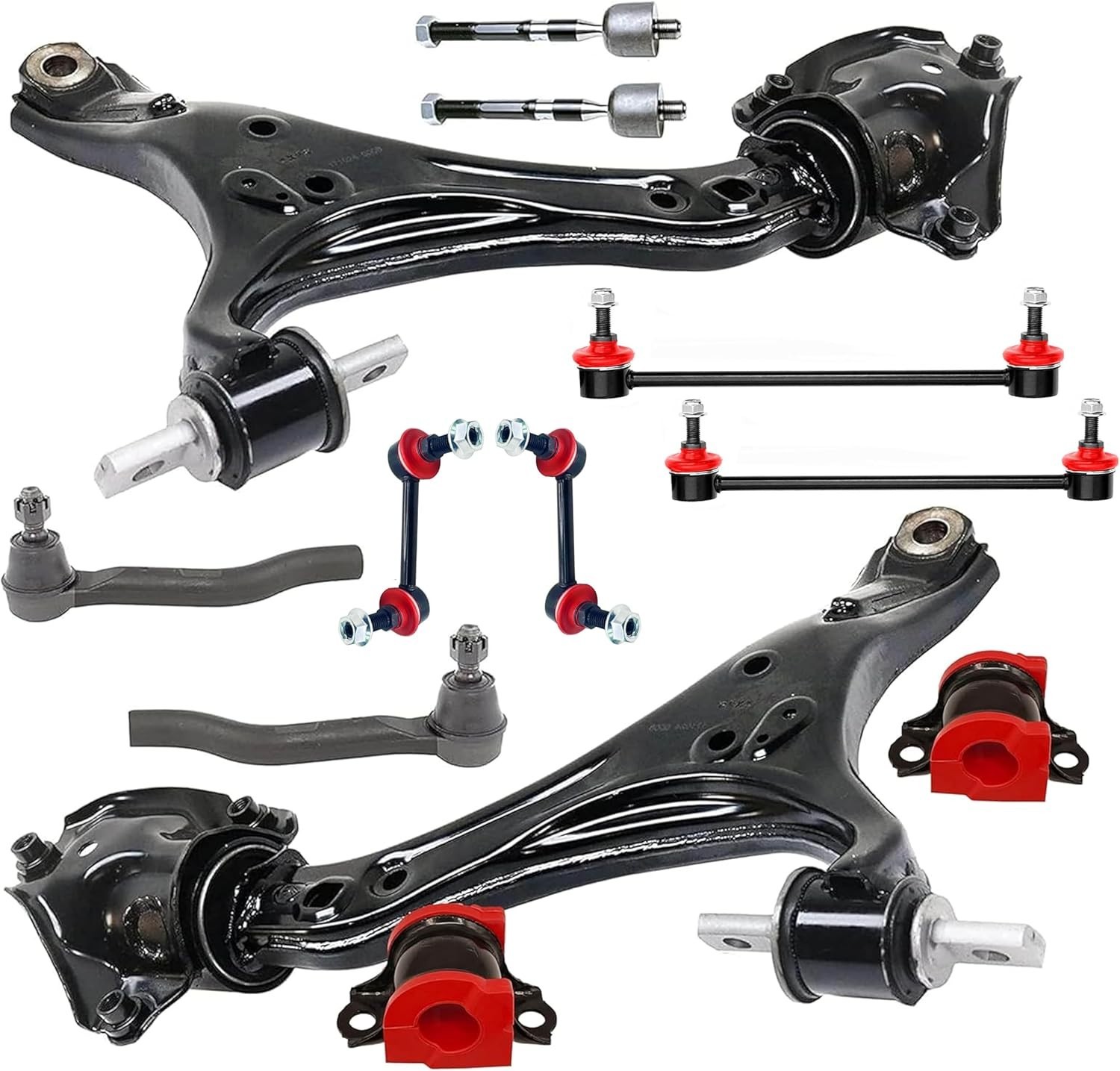 18PC Front Lower Control Arm Suspension Kit Fits 2013-2017 Honda Accord