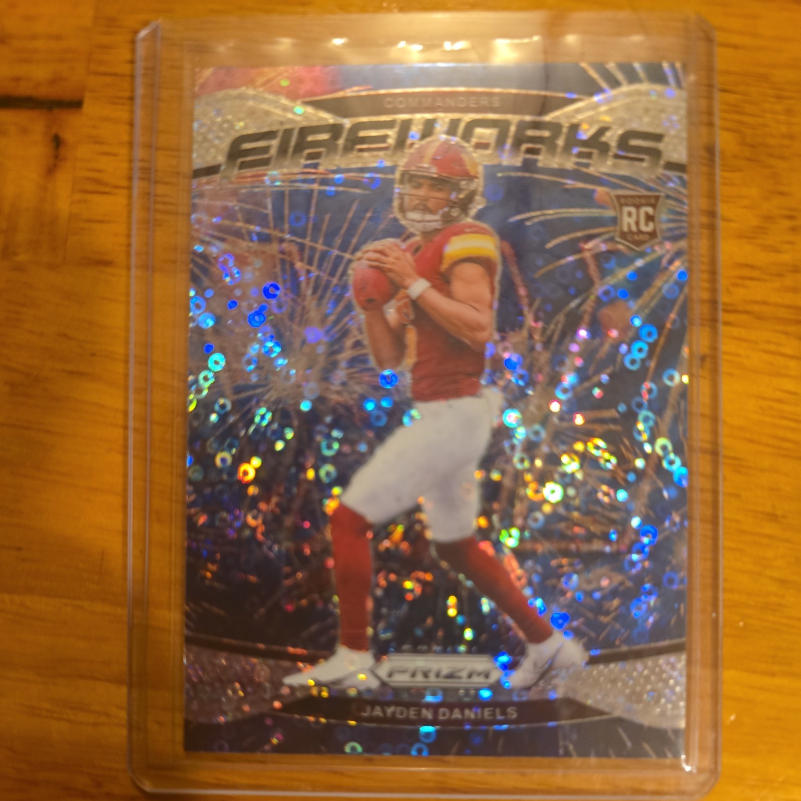 2024 Panini Prizm - Fireworks Jayden Daniels #24 No Huddle Prizm (RC) 2024 Panini Prizm - Fireworks Jayden Daniels #24 No Huddle Prizm (RC)