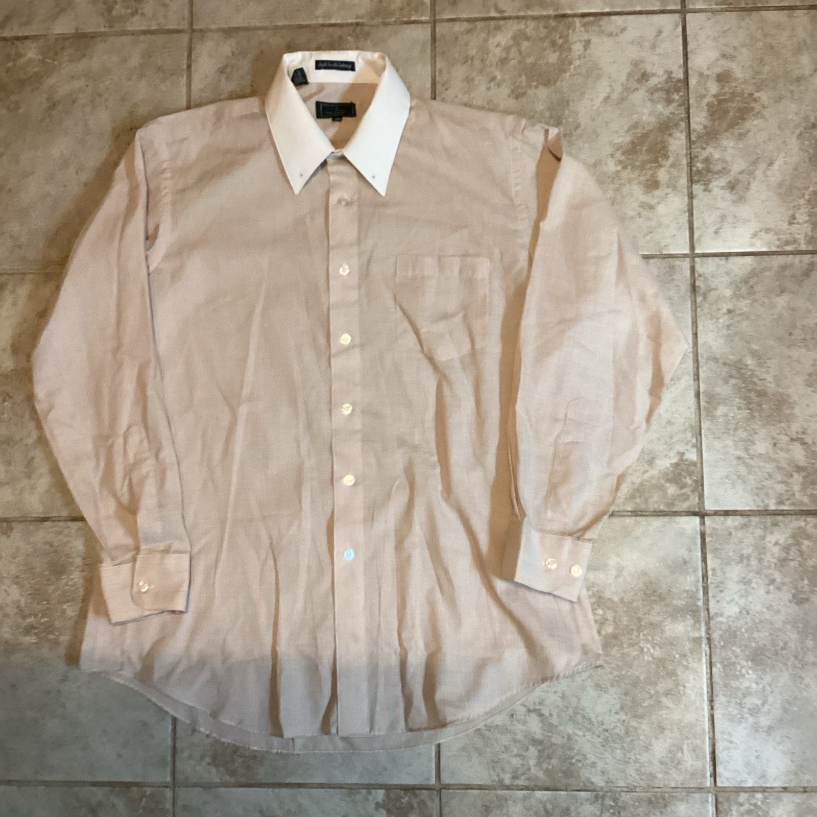 VTG  Aldo Romano Shirtmaker Button Down Oxford Shirt 16 1/2   32/33 NEW