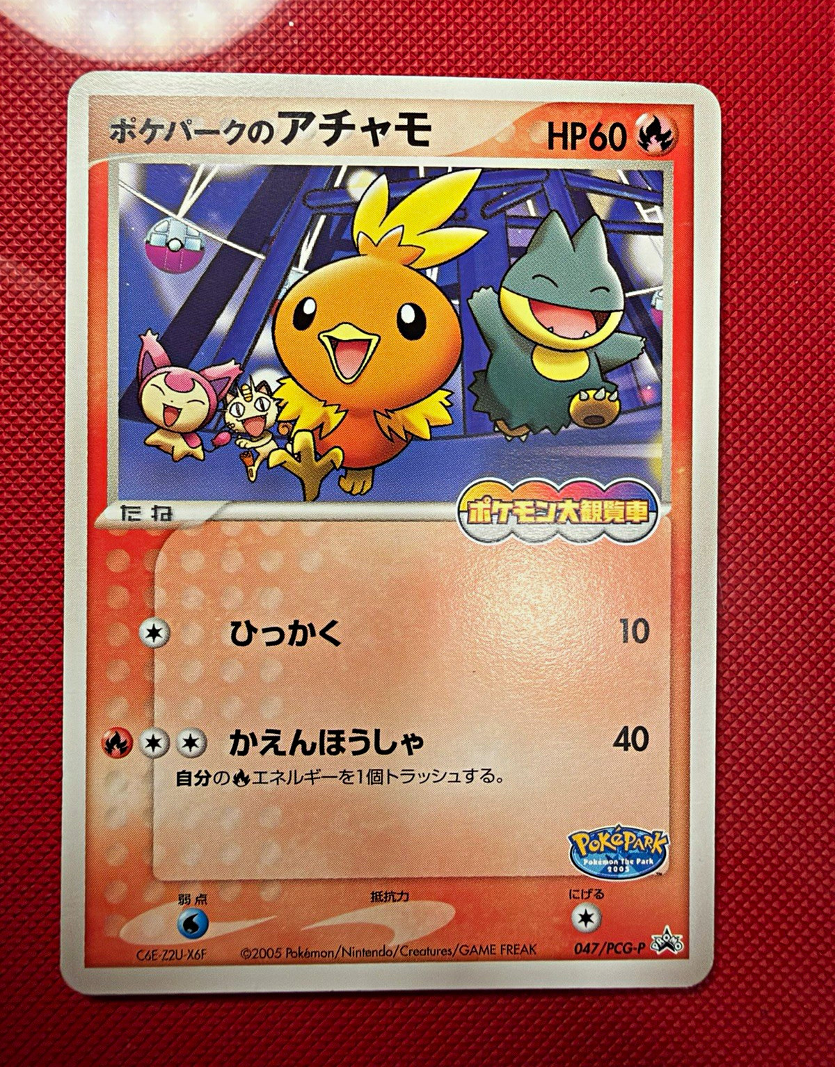 Pokemon TCG PokePark\'s Torchic 047/PCG-P PCG-P Promo Japanese 2005 LP