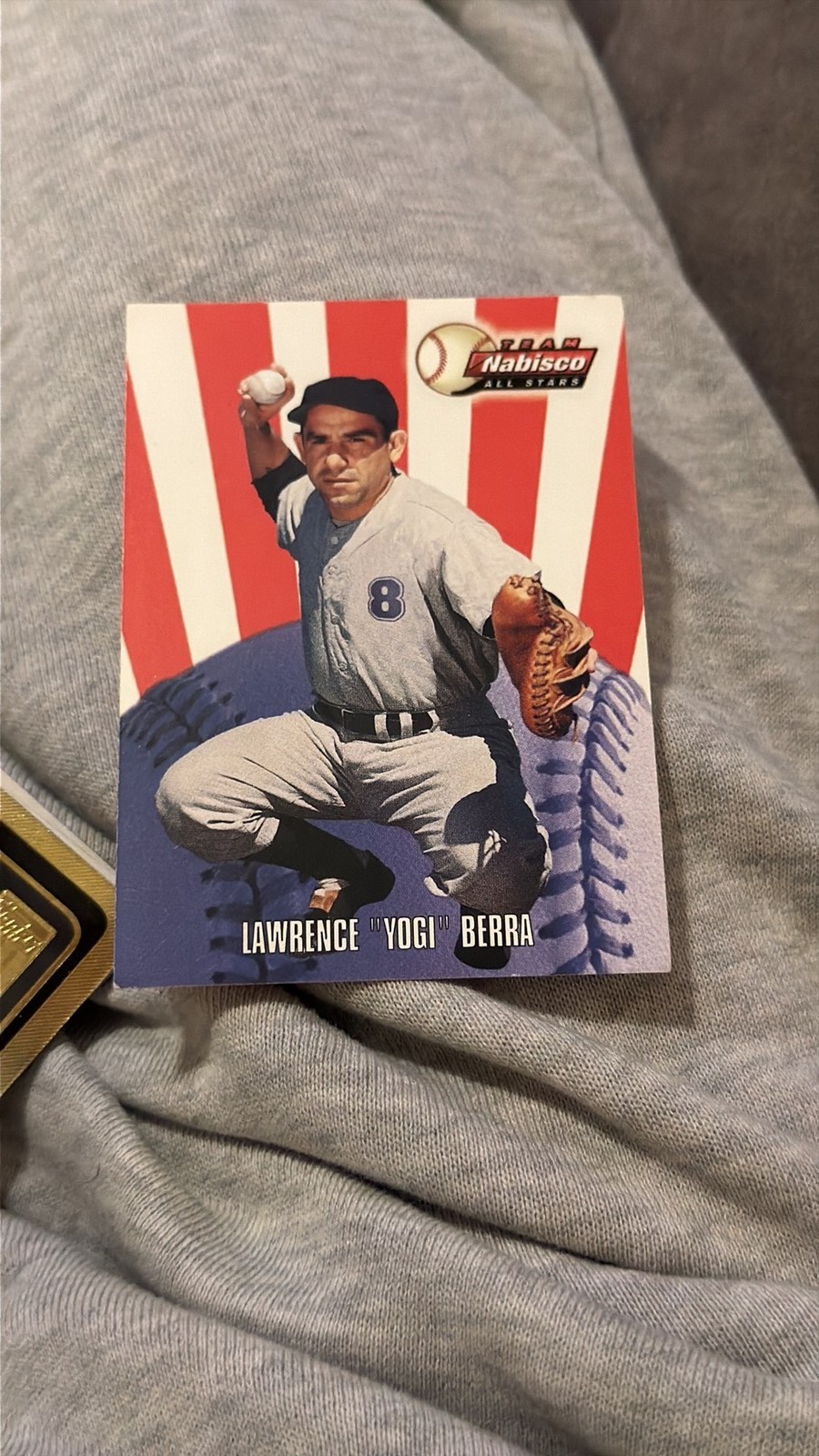Vintage 1993 Nabisco Team All-Stars Lawrence 'Yogi' Berra Baseball Card Vintage 1993 Nabisco Team All-Stars Lawrence 'Yogi' Berra Baseball Card