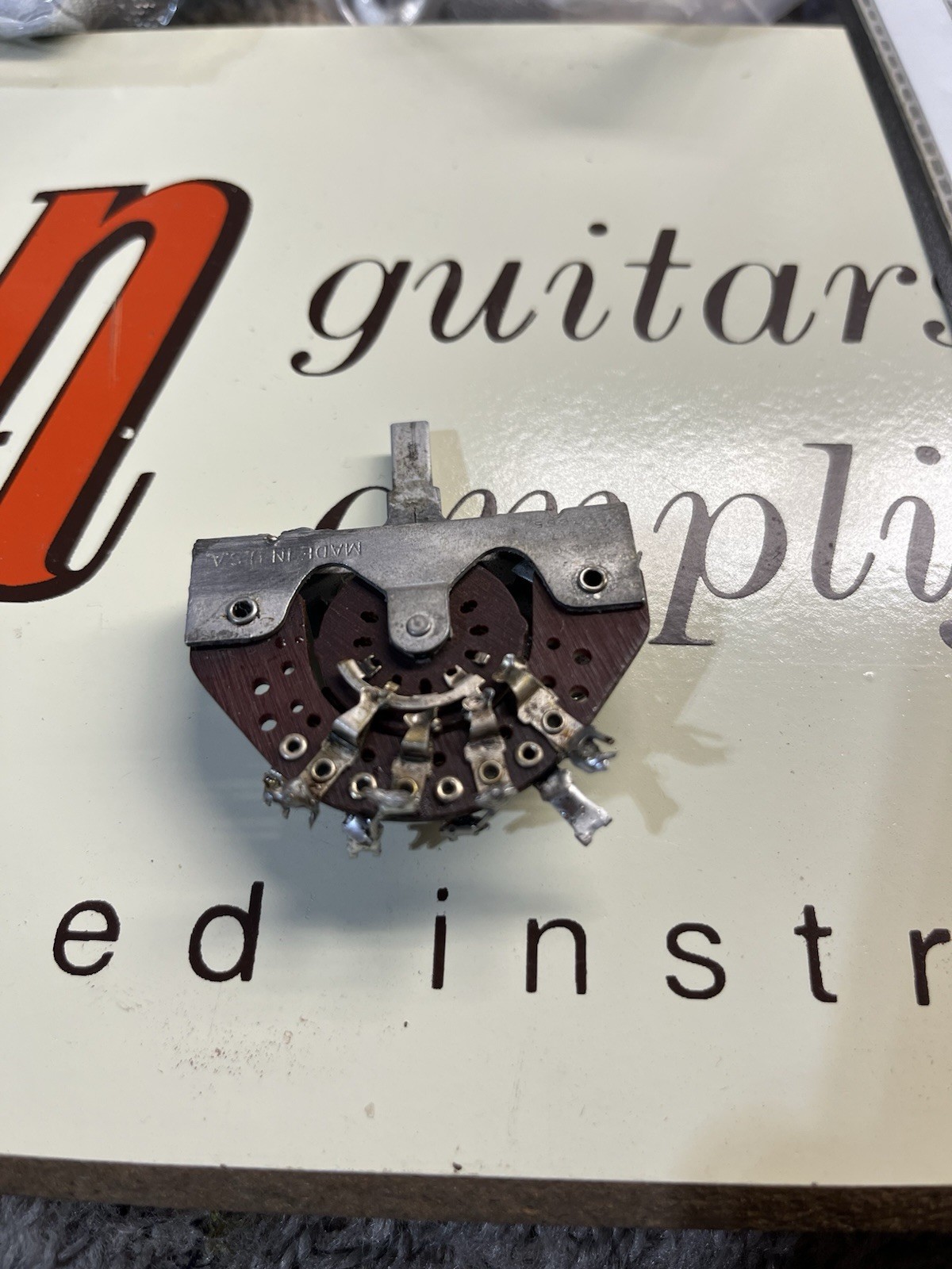 Vintage 1960’s CENTRALAB 3 Way Electric Guitar Switch