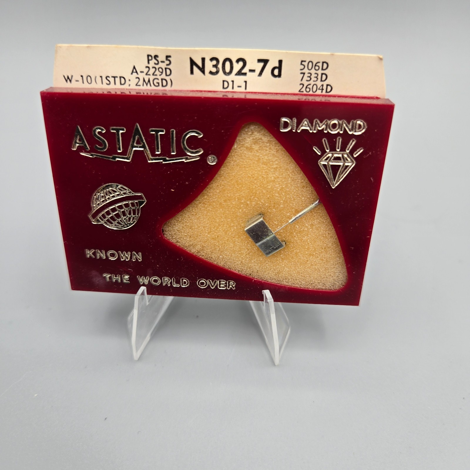 Astatic N302-7d Electro Voice PS-5 Diamond Stylus Needle Turntable LP NOS