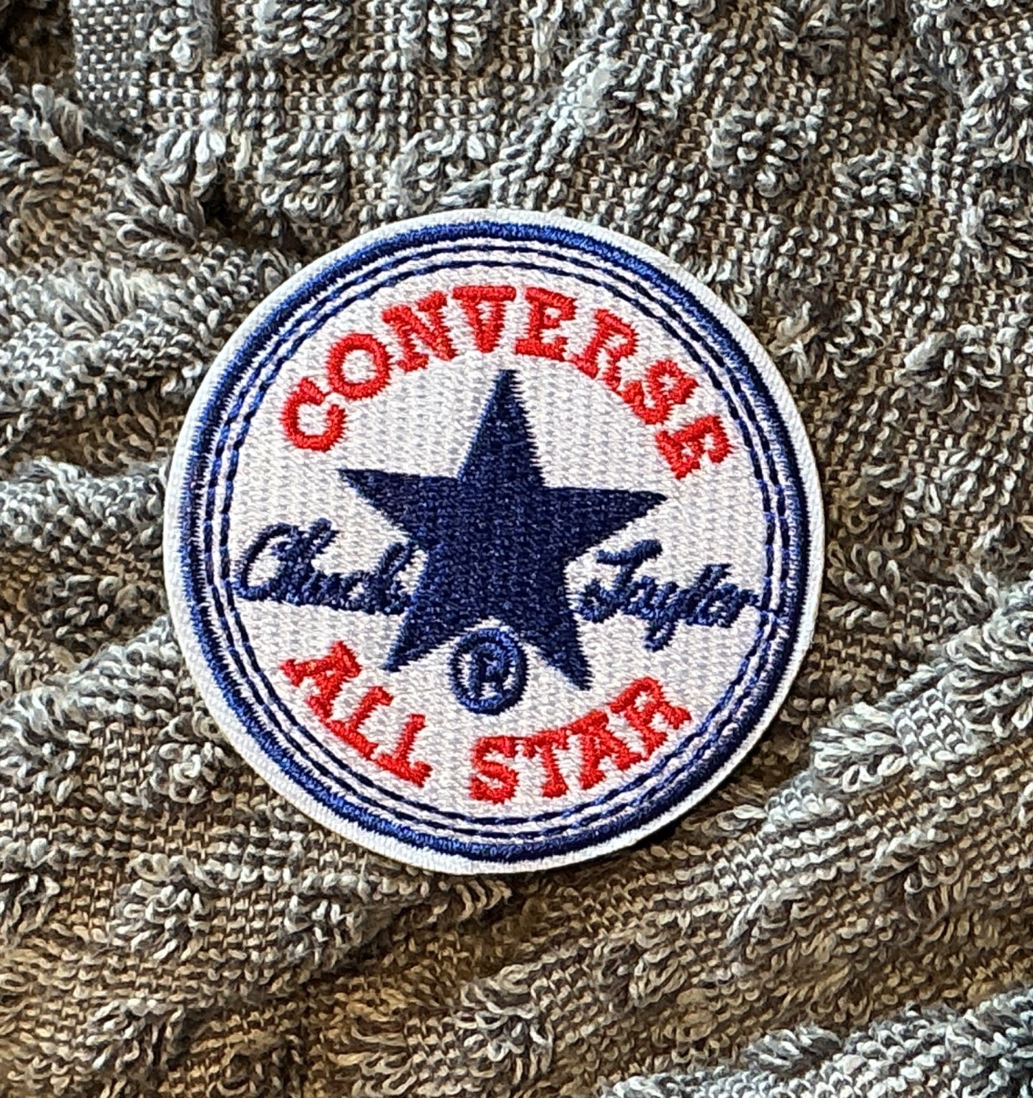 Vintage Chuck Taylor Converse All Star -  2 1/4” Embroidered Sew/Iron-On Patch