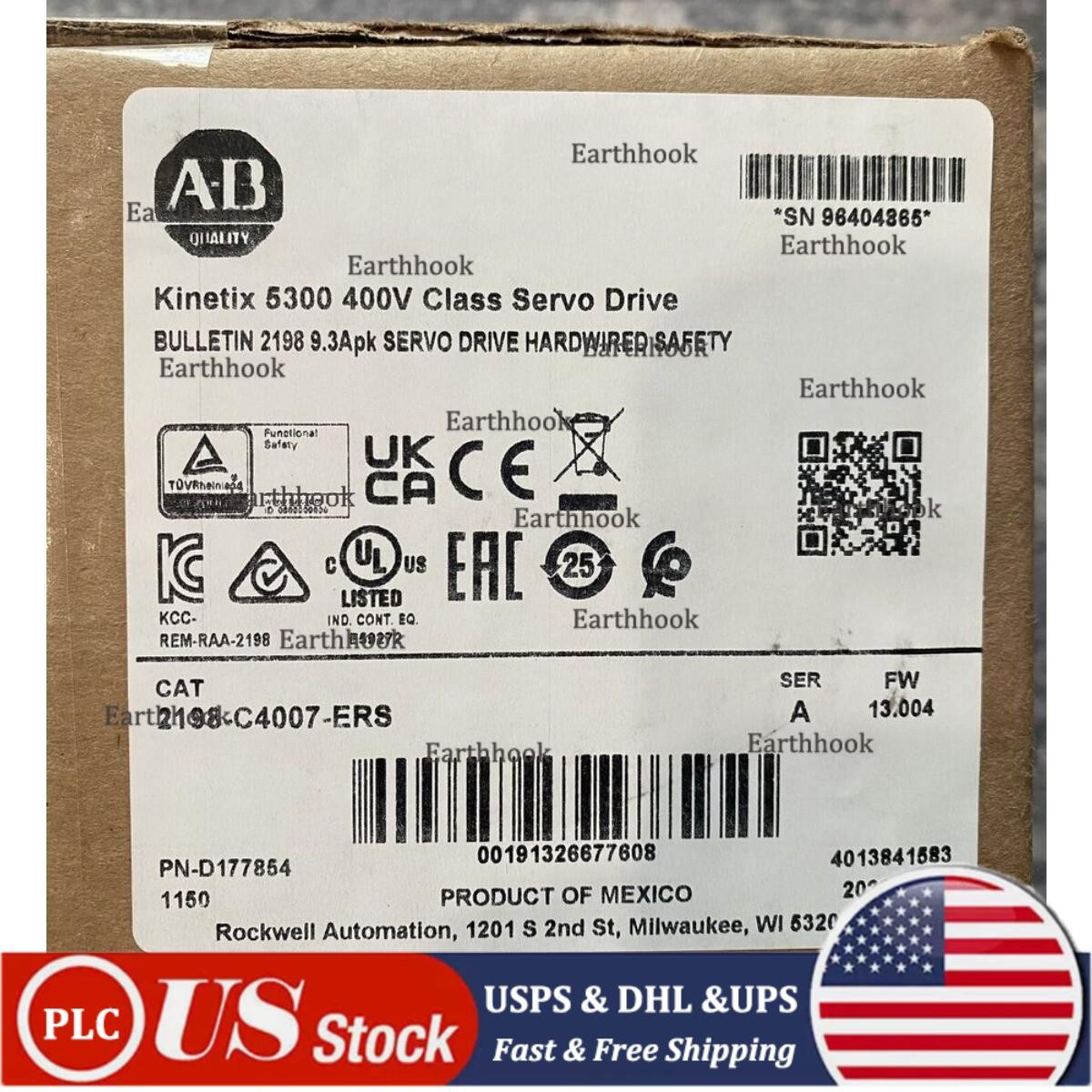 2198-C4007-ERS New Sealed AB 2198-C4007-ERS Kinetix 5300 Servo Drive US Free Tax