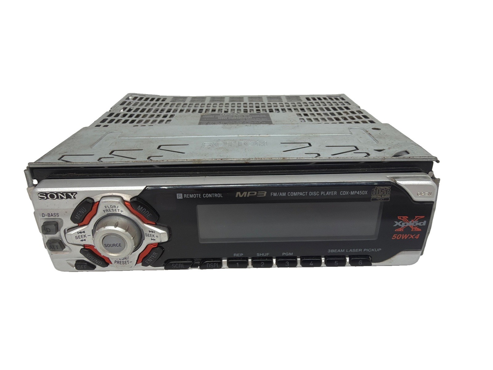 Sony CDX-MP450X CD Player/MP3 In Dash Receiver Sony CDX-MP450X CD Player/MP3 In Dash Receiver