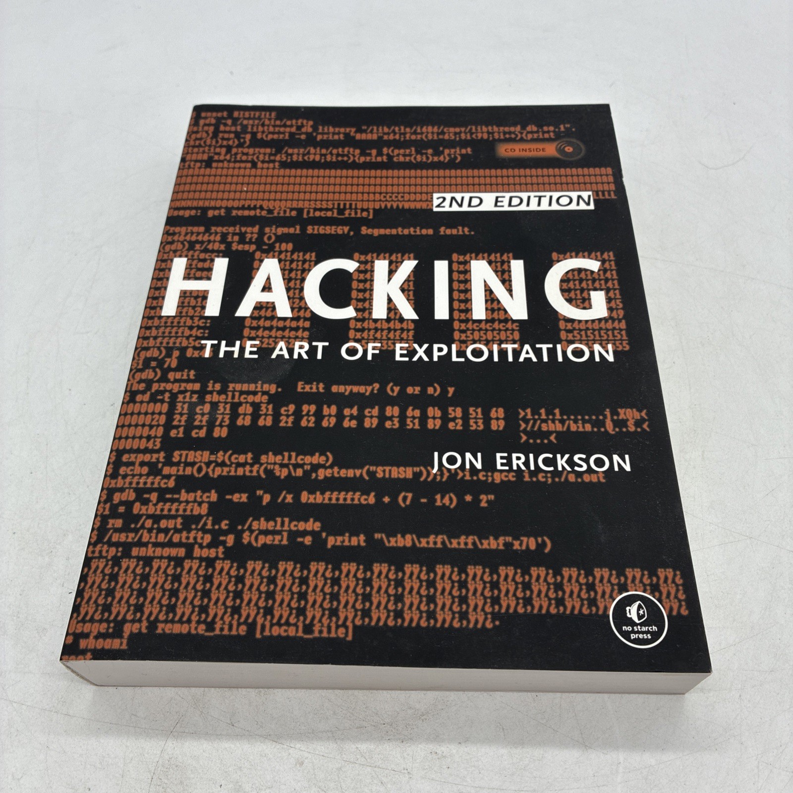 Hacking: the Art of Exploitation, 2nd Edition by Jon Erickson Like New CD Unused