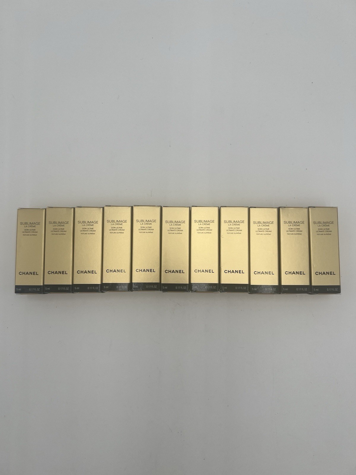 Chanel Sublimage La Creme Ultimate Cream Lot 11 x 5ml .17 oz Samples NEW