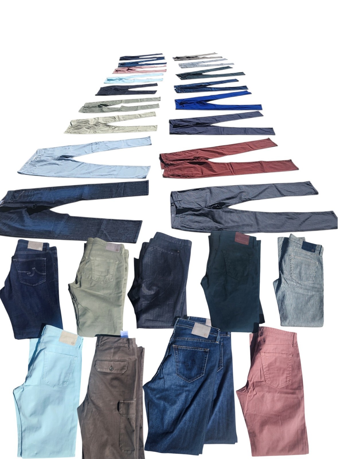Lot x 5 Men\'s AG Adriano Goldschmied Jeans Premium Designer High End Denim&Pants