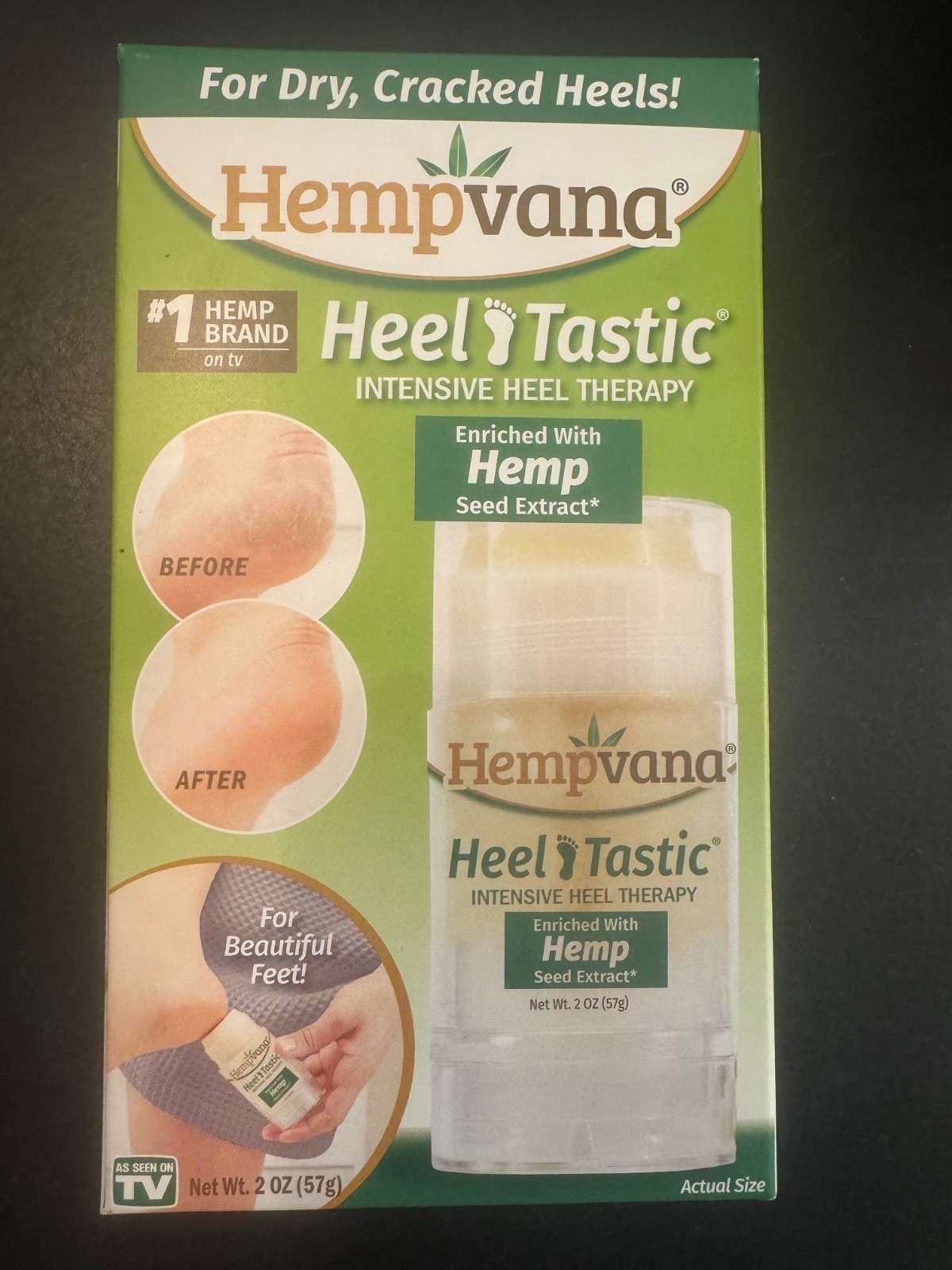 Hempvana Heel Tastic Foot Cream for Dry Cracked Feet Hempvana Heel Tastic Foot Cream for Dry Cracked Feet