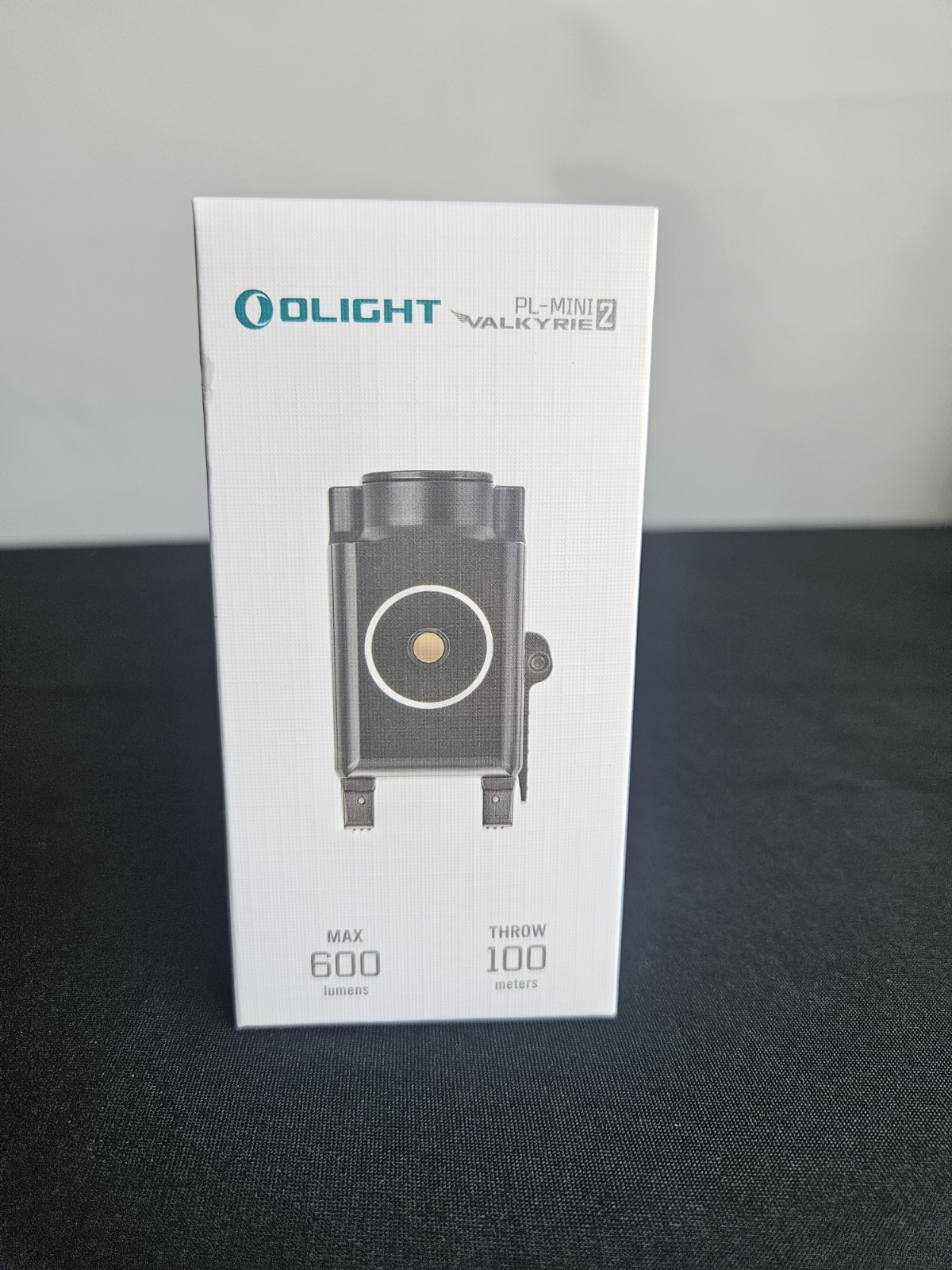 Olight PL-Mini 2 Valkyrie 600 Lumen Rechargeable Pistol Weapon Light Black
