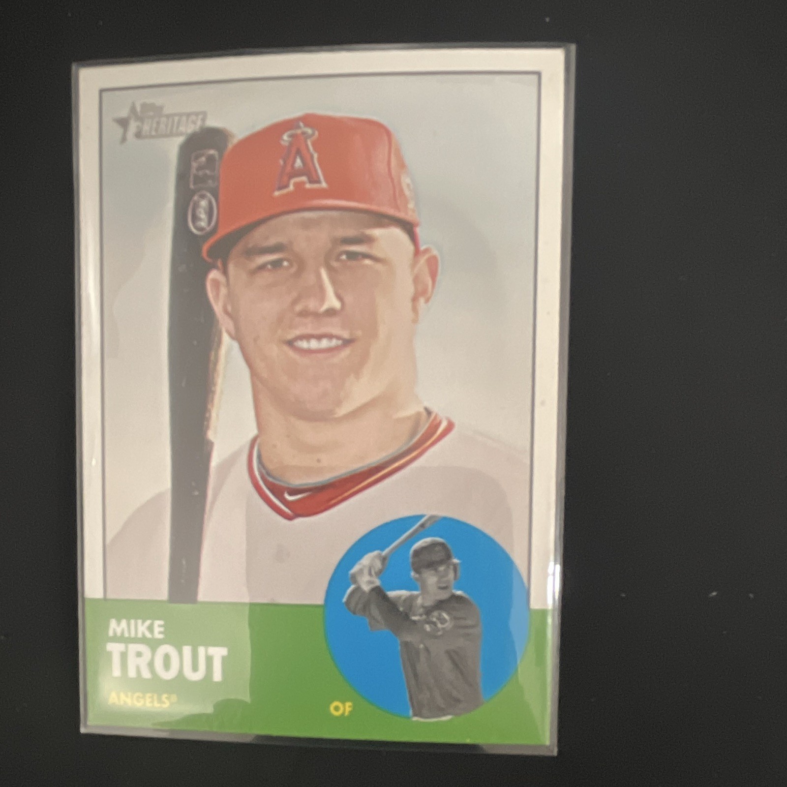 2012 Topps Heritage - Mike Trout #207 2012 Topps Heritage - Mike Trout #207