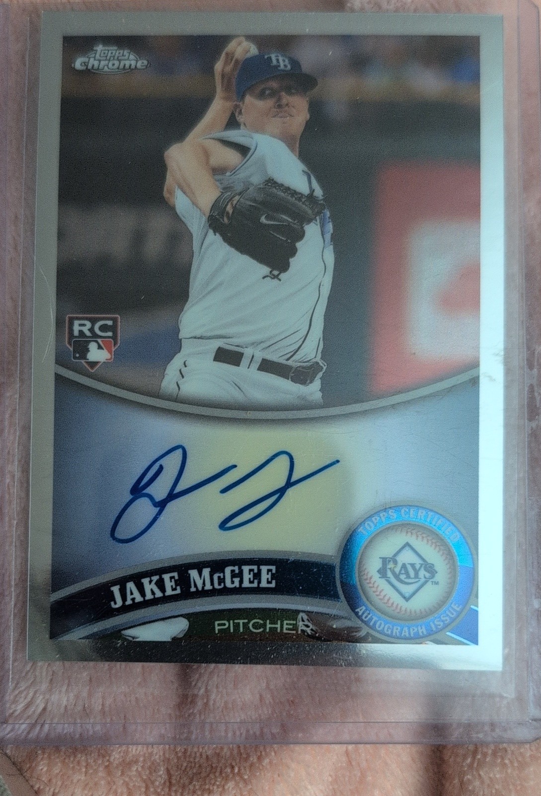 2011 Topps Chrome - Jake McGee #181 Rookie Autographs (AU) 2011 Topps Chrome - Jake McGee #181 Rookie Autographs (AU)