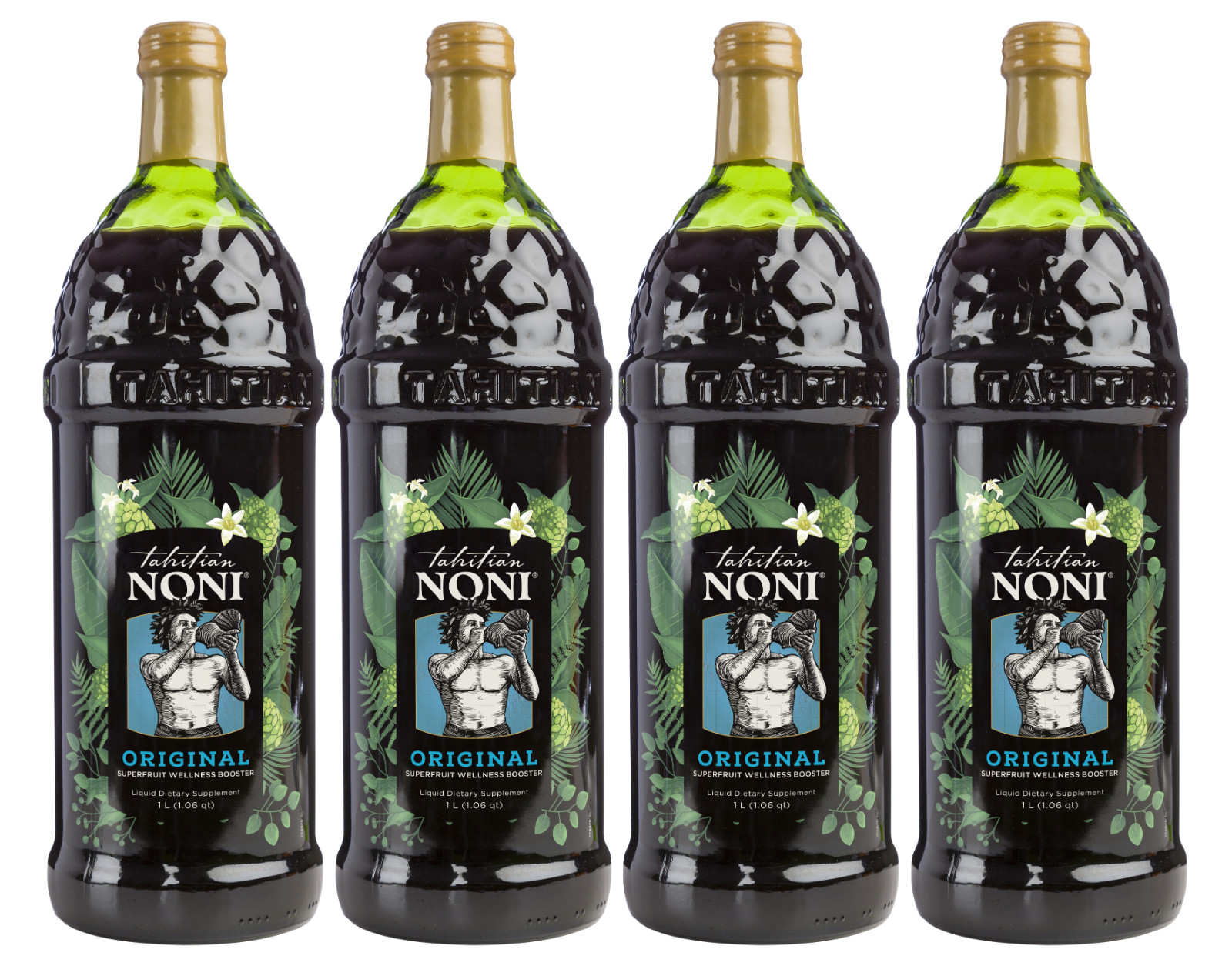 Tahitian Noni Juice by Morinda Inc. (4 bottle case) *NEW LOOK* SALE PRICE