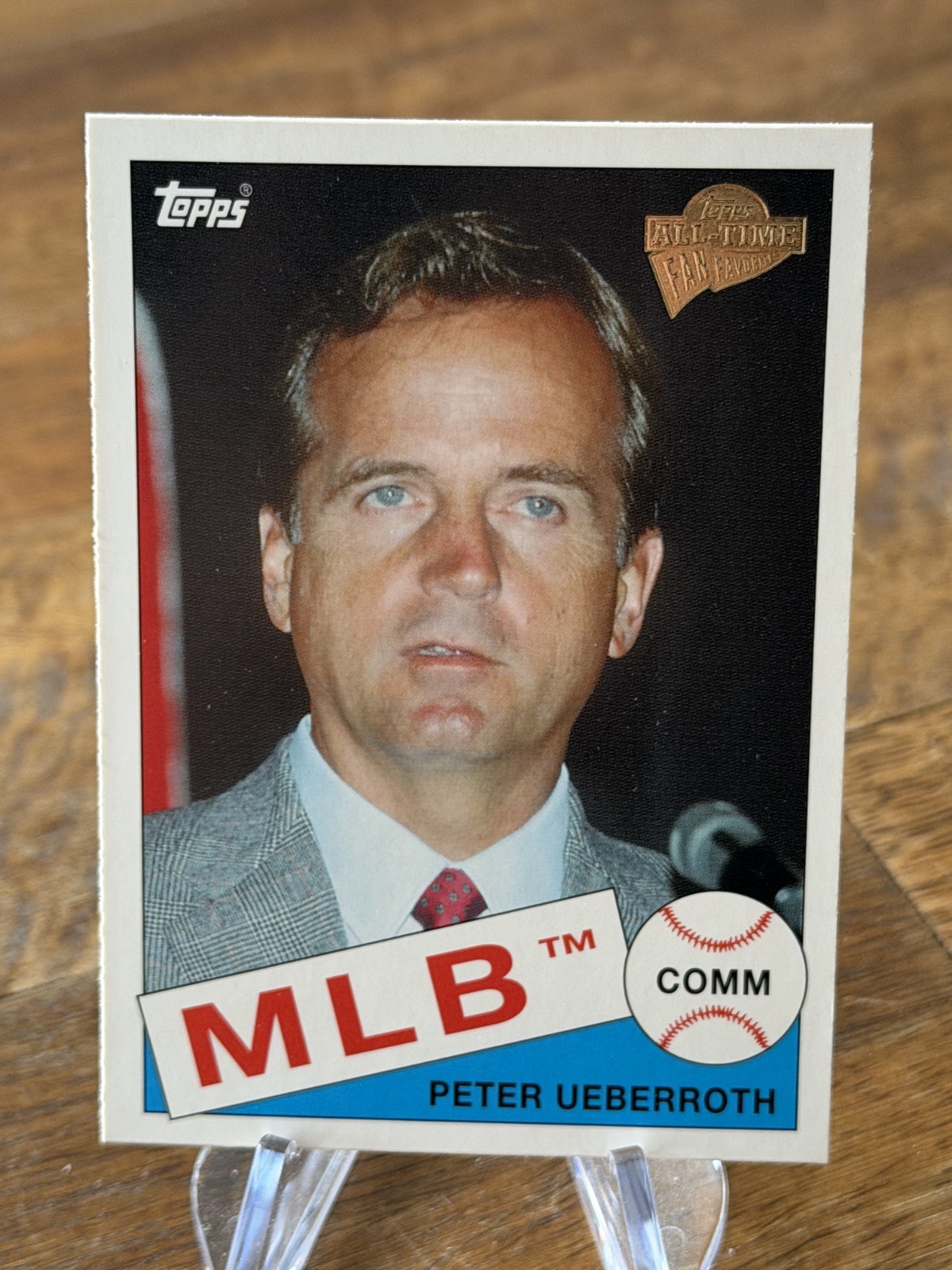 PETER UEBERROTH 2004 TOPPS ALL TIME FAN FAVORITES #133 COMMISSIONER