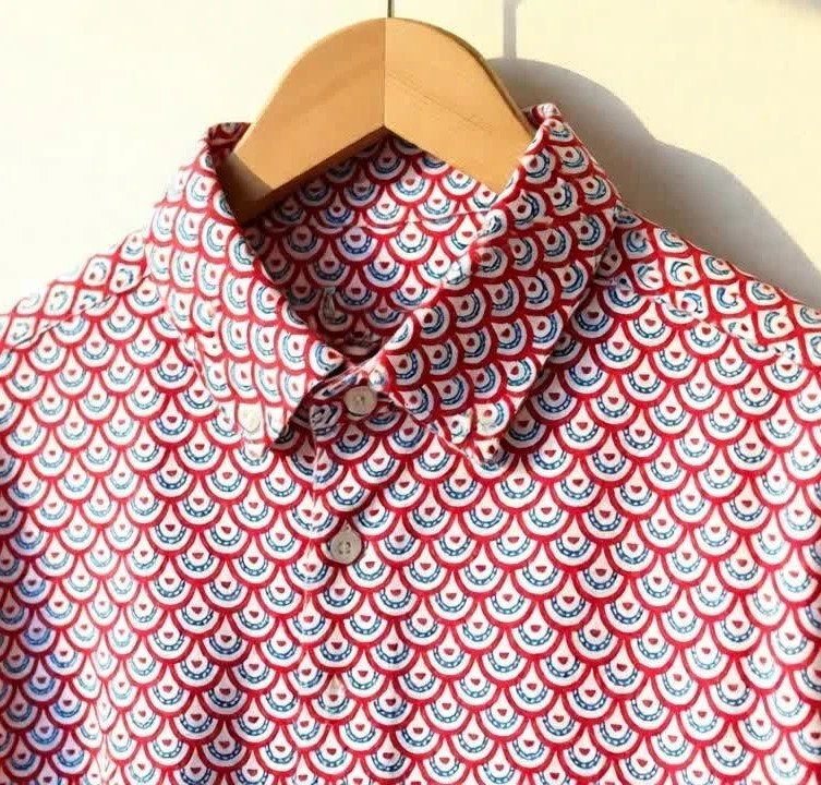 NEW Rhoback The Bunting Polo | Flag Red American Bunting | 4-Way Stretch L