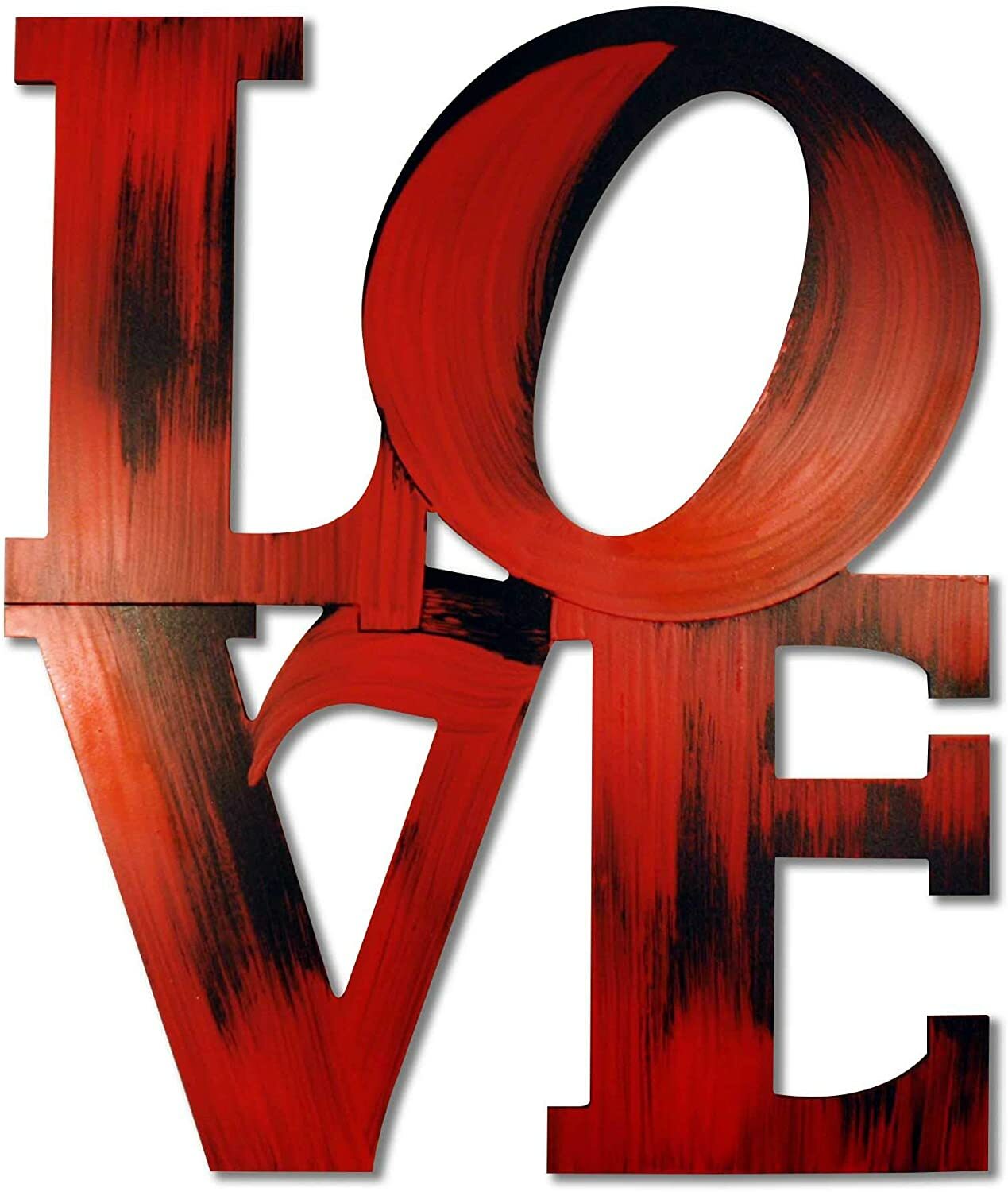 Letter2Word Wall Decor - Stacked LOVE Original Word Wall Art, 15.5x13 In Letter2Word Wall Decor - Stacked LOVE Original Word Wall Art, 15.5x13 In