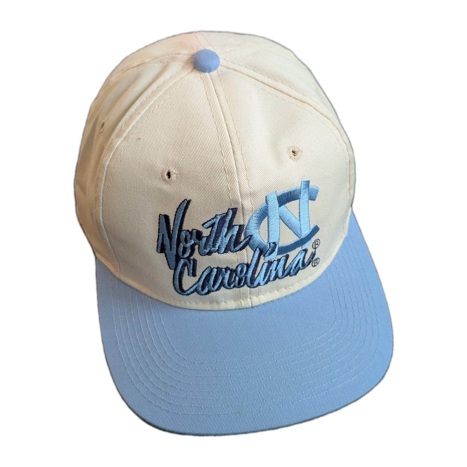 UNC Tarheels Vintage 90s North Carolina Snapback Hat The Game Circle Script Cap