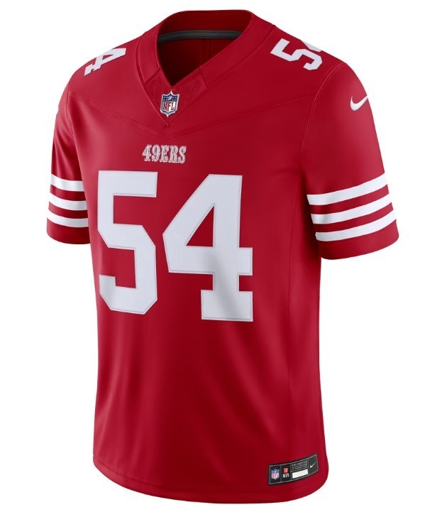 Fred Warner #54 San Francisco 49er Football Jersey Men\'s  NWT