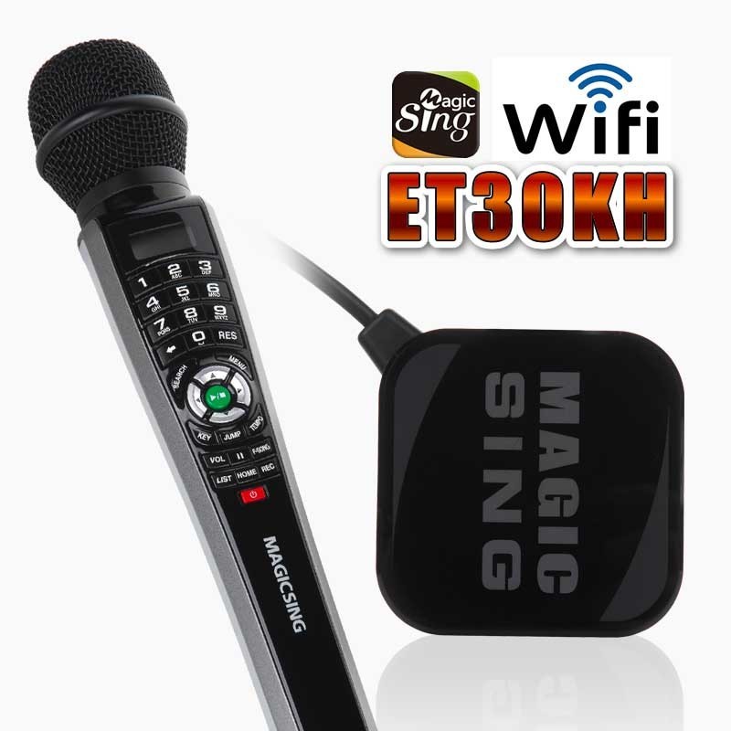 Magic Sing ET30KH Wi-Fi Karaoke Machine w/ 1 Year Access Card