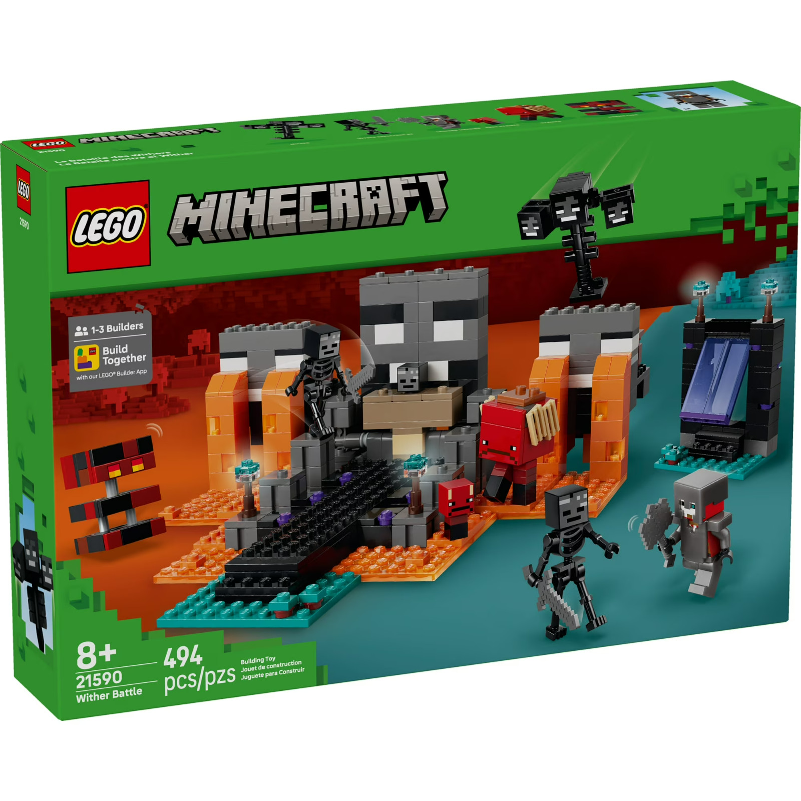LEGO 21590 Minecraft Wither Battle Nether Set Brand New Factory Sealed