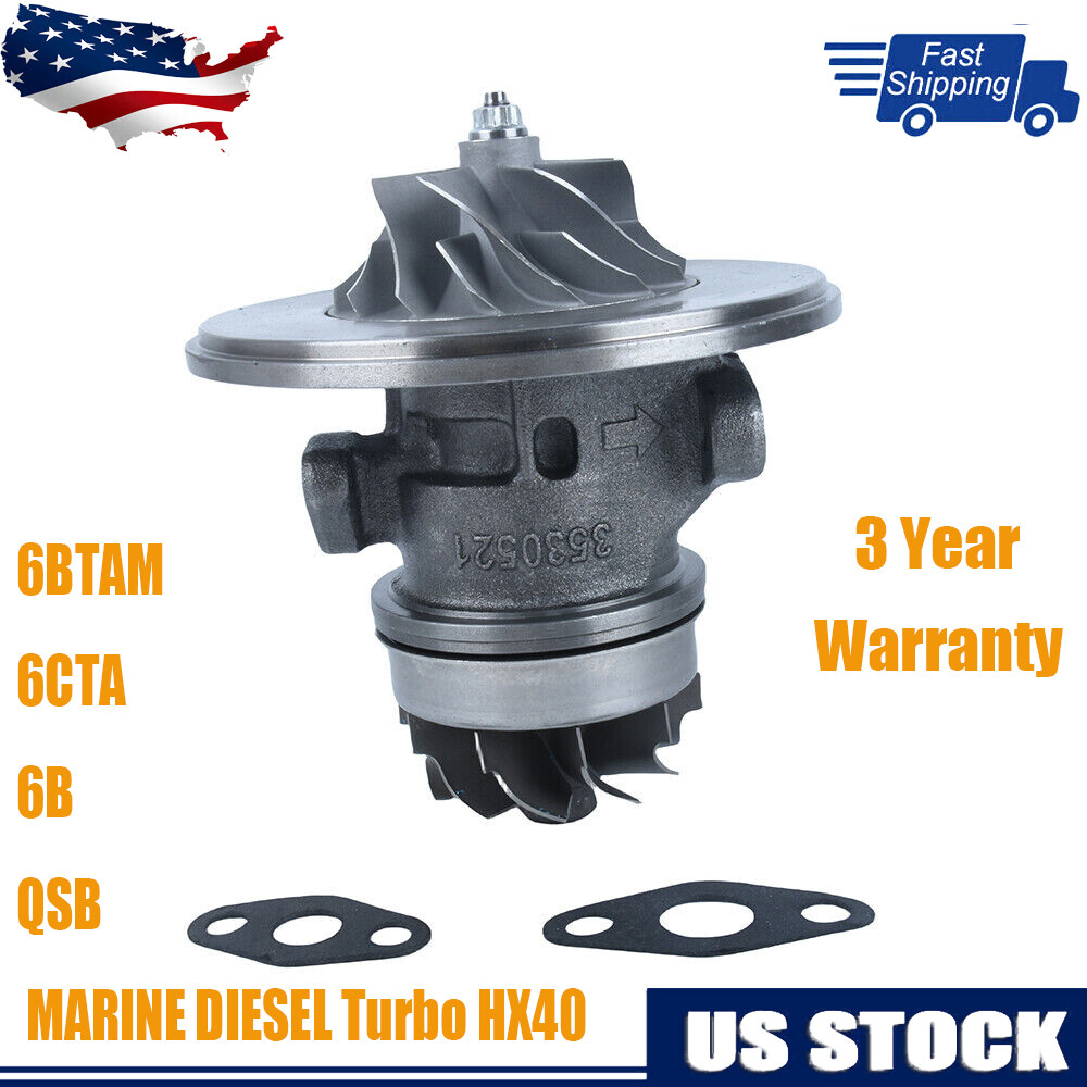 6BTAM 6CTA 6B QSB MARINE DIESEL Turbo HX40 3536621 Turbocharger Cartridge CHRA