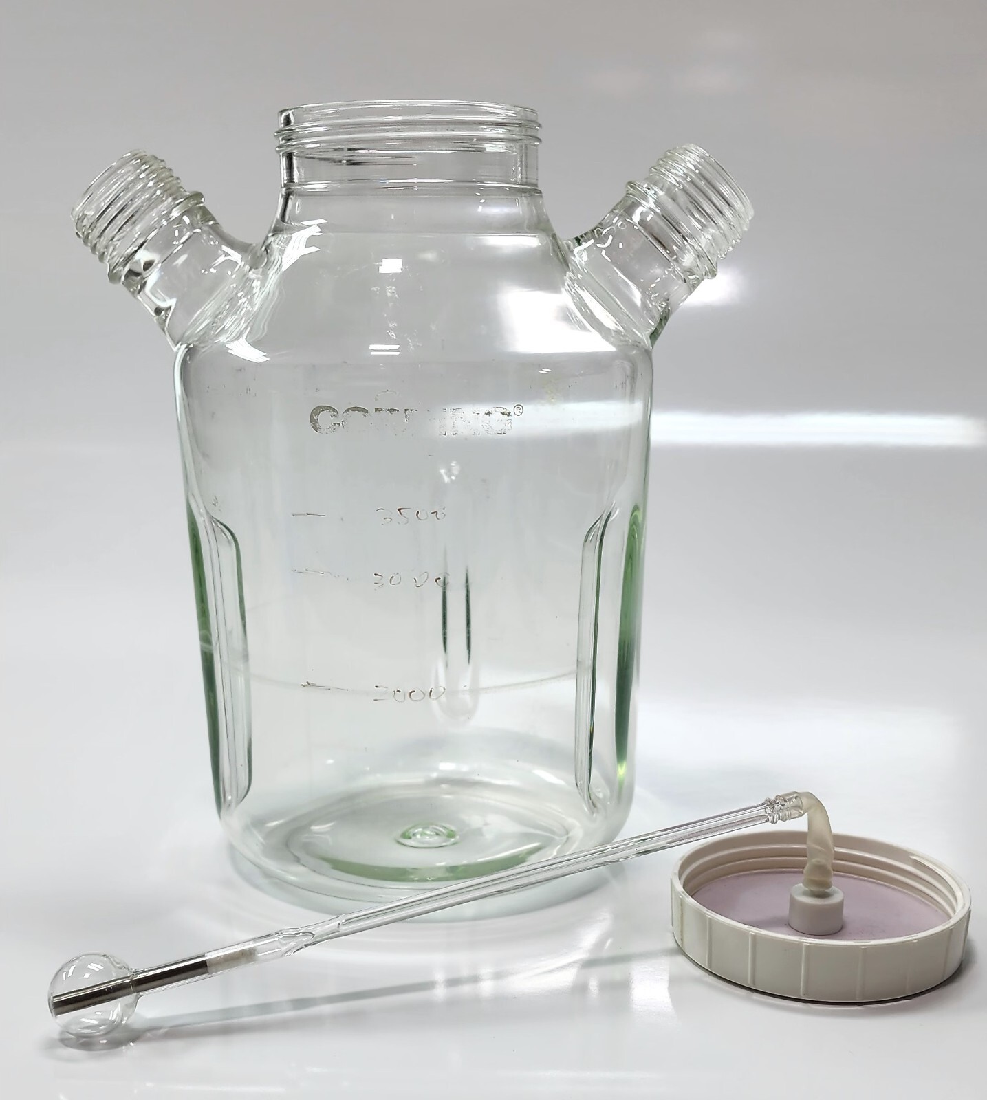 WEATON / CORNING 3000 mL Magna-Flex Microcarrier Spinner Flask