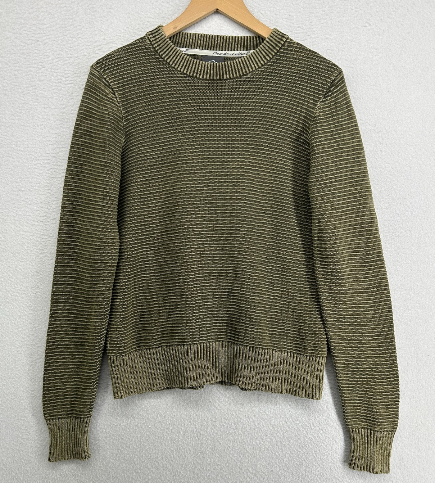KUHL Sweater Women M Sofie Organic Cotton Ribbed Layering Crewneck Pullover