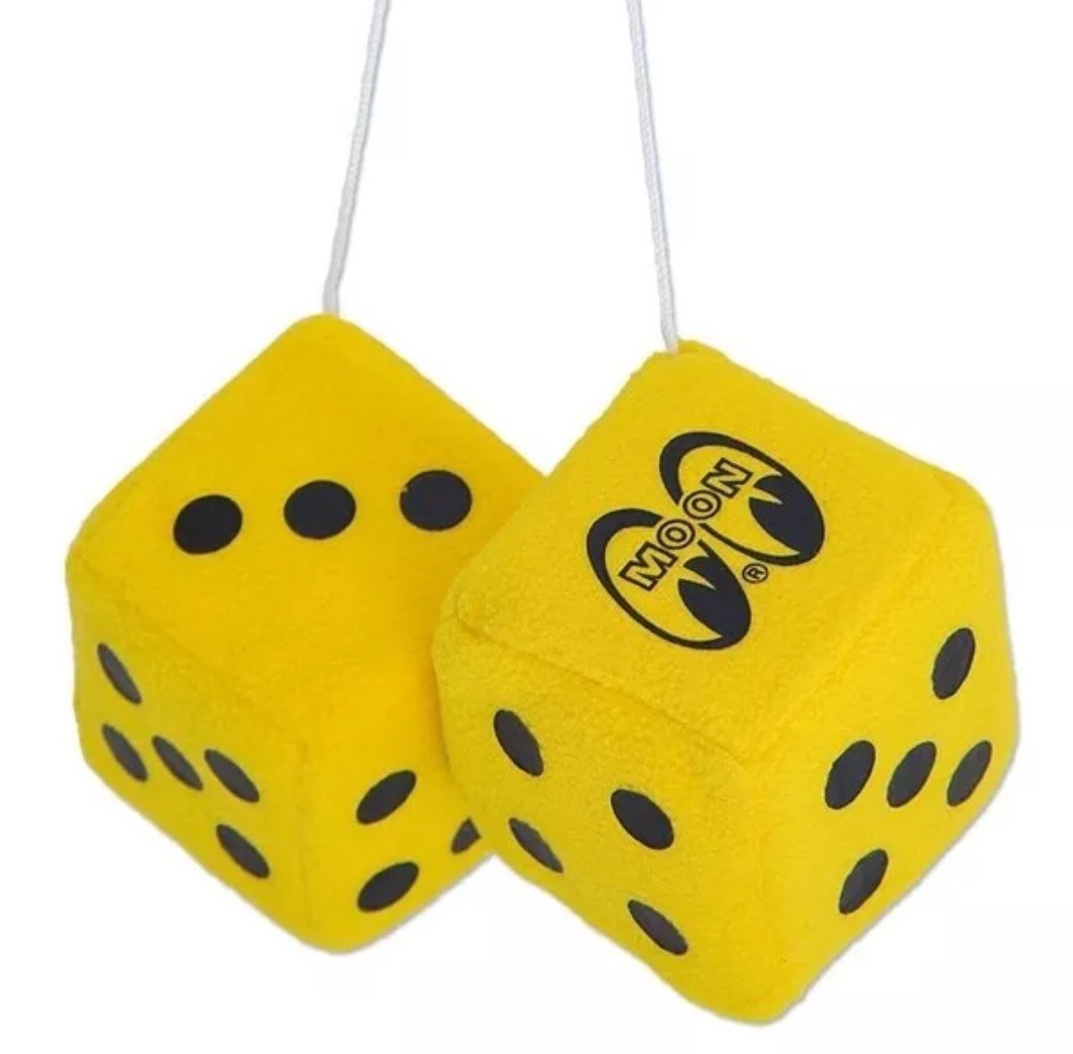 Moon Eyes Mooneyes Moon Fuzzy Dice Moon Fuzzy Dice MG878YE