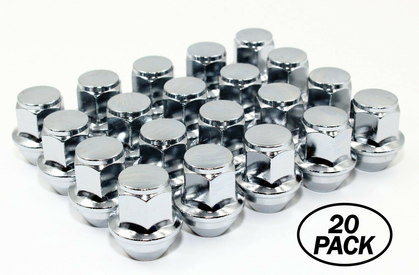 20 12x1.5 Chrome Factory Style Lug Nuts ACPZ1012H CV6Z1012C Ford Focus Fusion