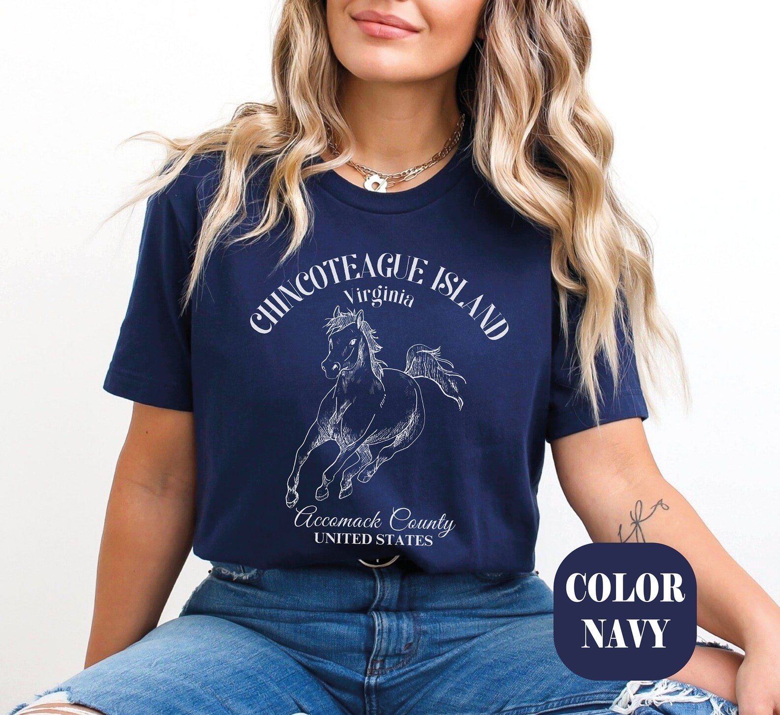 Chincoteague Island Shirt Travel Gift for United States Trip Lovers Souvenir Tee