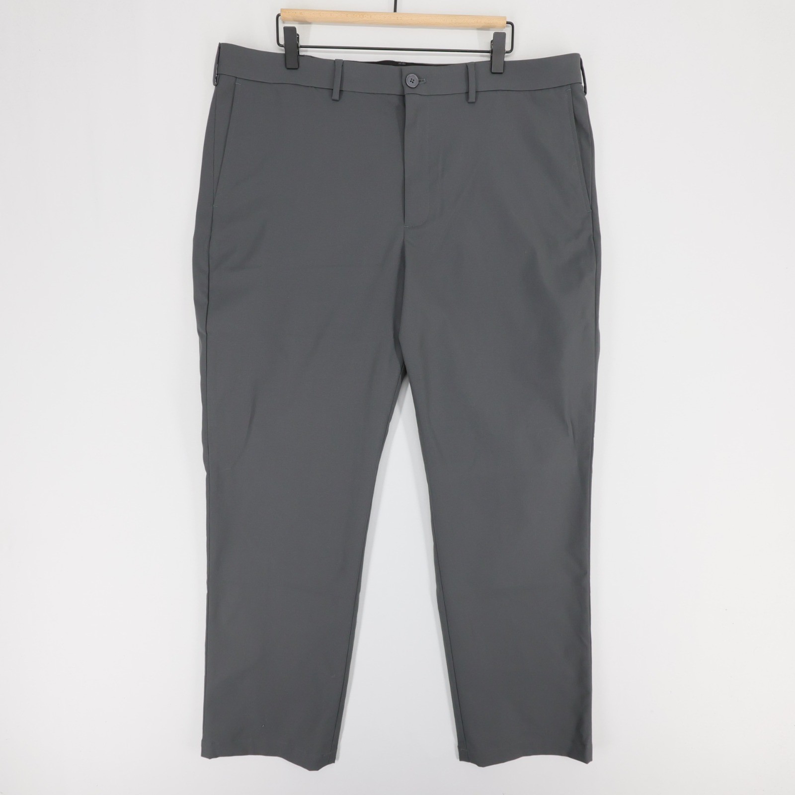 SCOTTeVEST Pants Mens 40x32 Gray Travel Chino Flat Front Deep Pockets Commuter