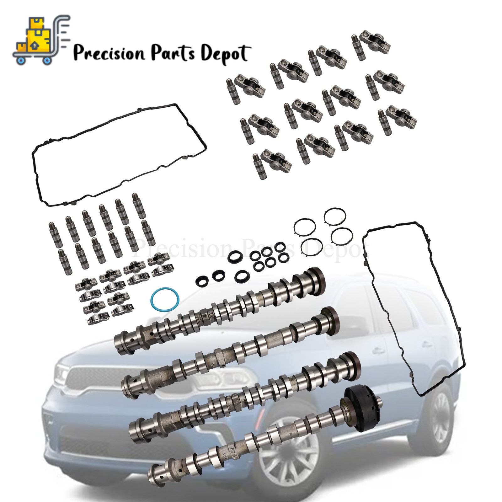 For 16-24 Jeep Dodge Chrysler Cherokee 3.6L Camshaft Kit Rocker Arm Lifters