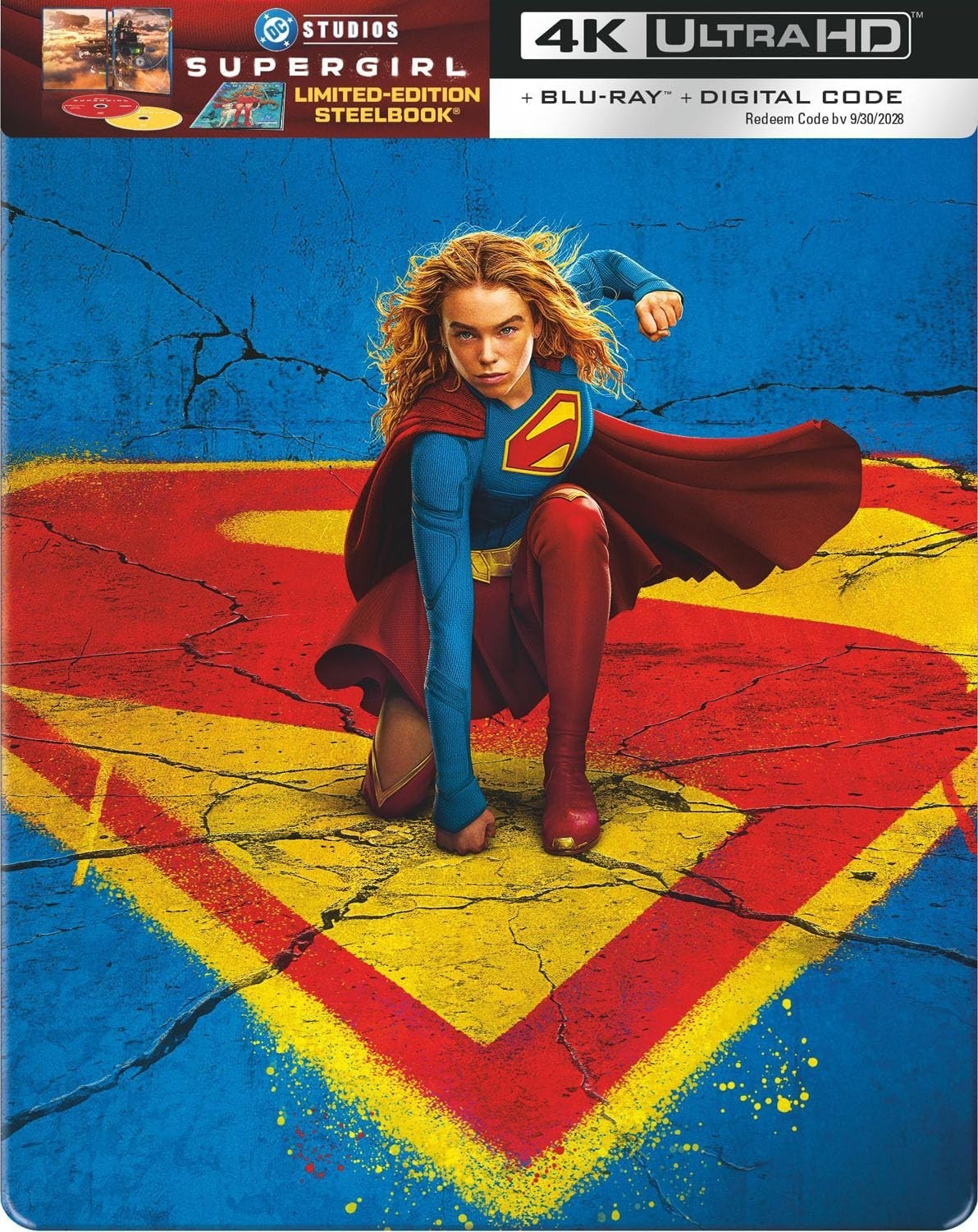 SUPERGIRL STEELBOOK 4K ULTRA HD + BLU-RAY NEW SEALED PRE-SALE 10/13/26