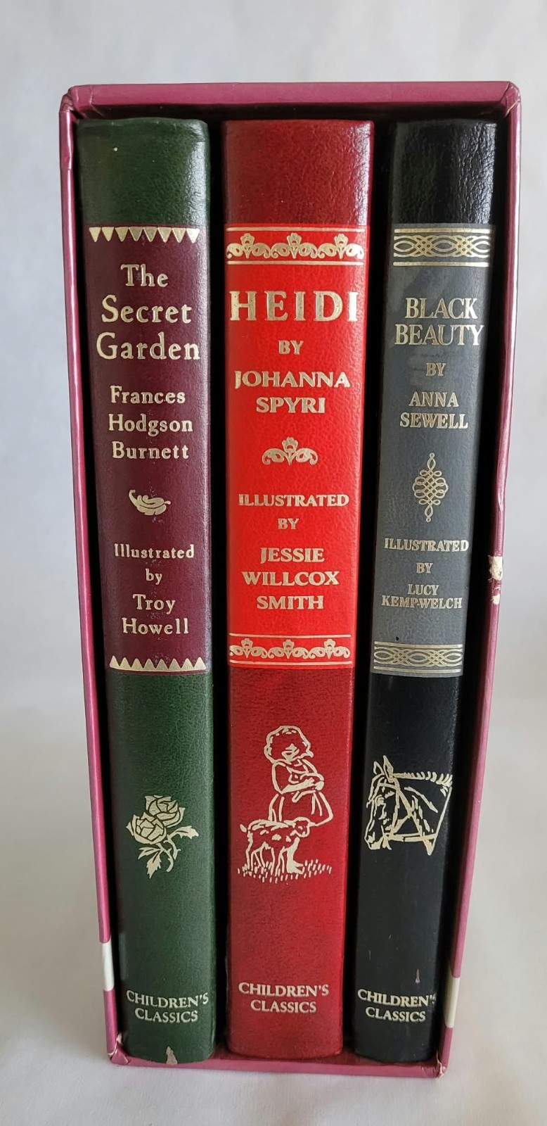 Vintage Children\'s Classics Library, 3 Books, Illustrated, GC