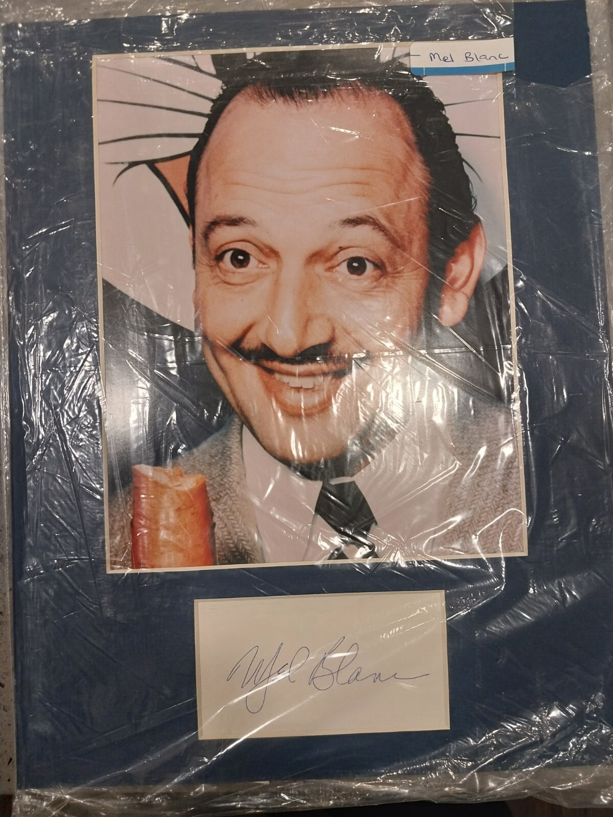 Mel Blanc Famous voice autogragh