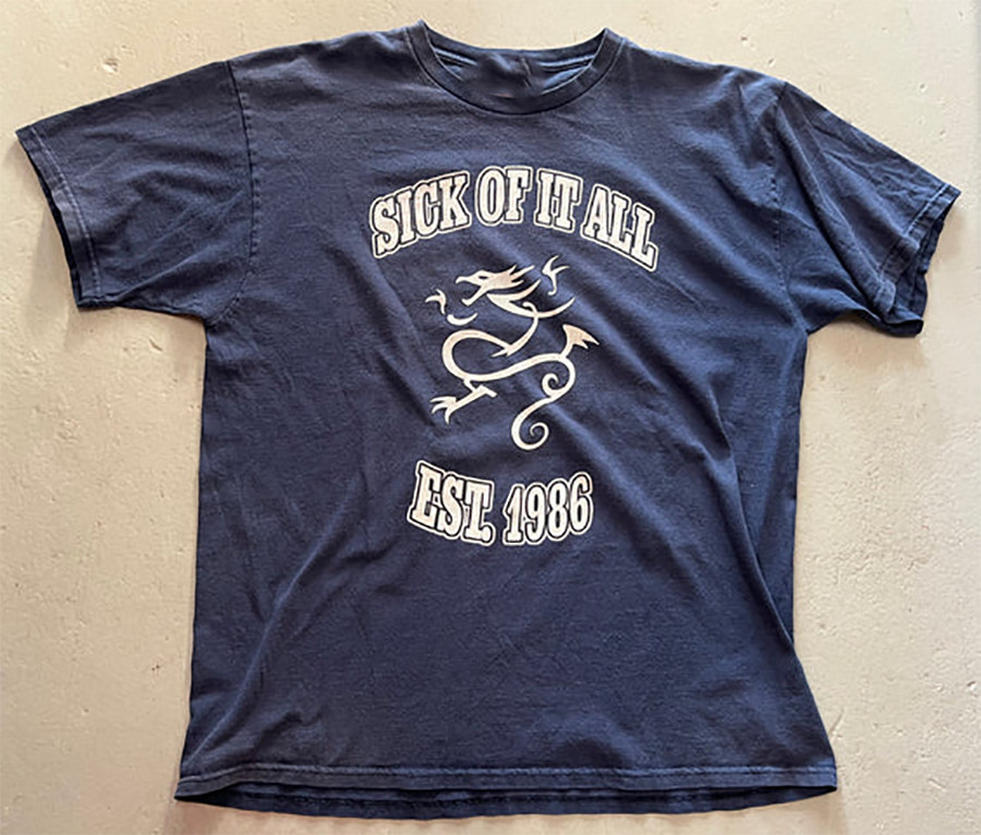Sick of It All Vintage 1986 Short Sleeve Black All Size T-Shirt
