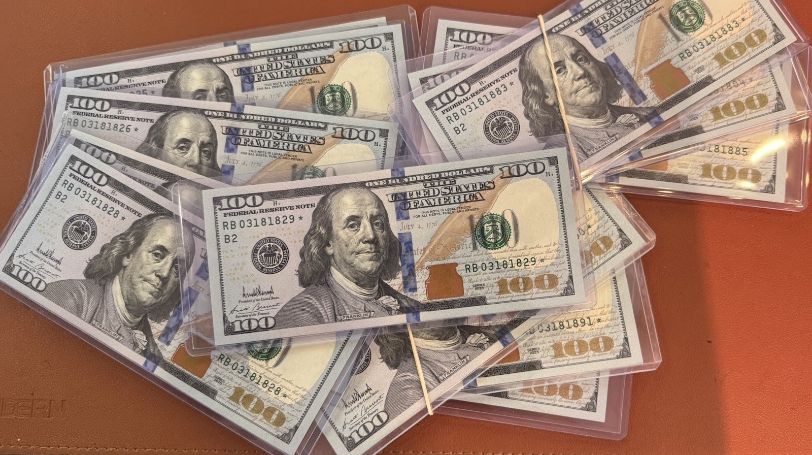 $100 Federal Reserve STAR Note Trump Signed Series 2025 Note RB031818XX NY City $100 Federal Reserve STAR Note Trump Signed Series 2025 Note RB031818XX NY City
