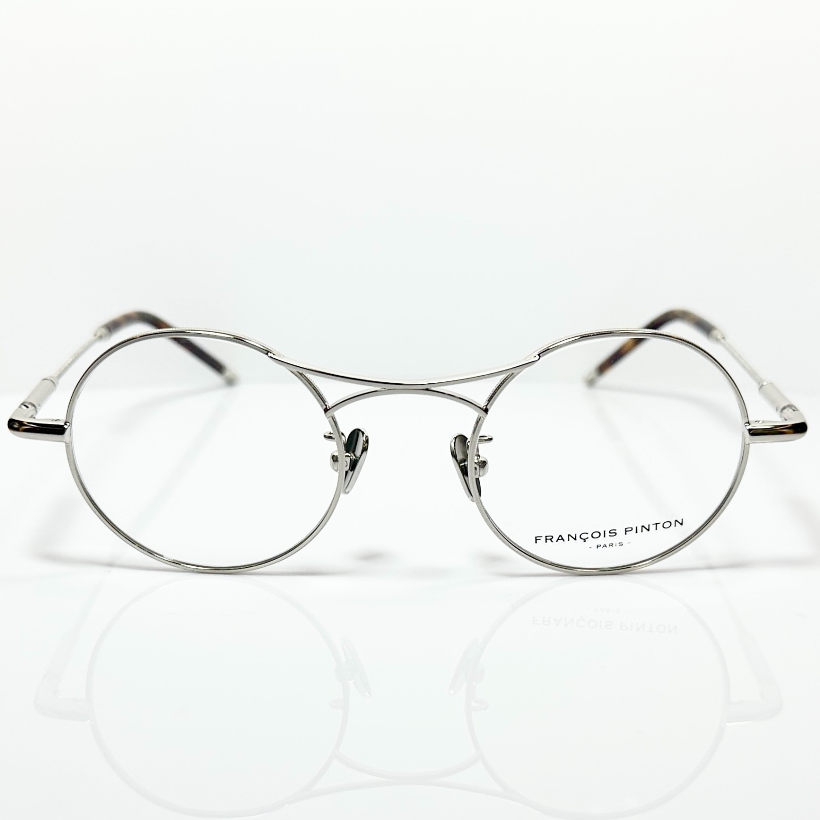 FRANCOIS PINTON ANTIQUE2 LI Eyeglasses Frames in Silver -  Authentic New
